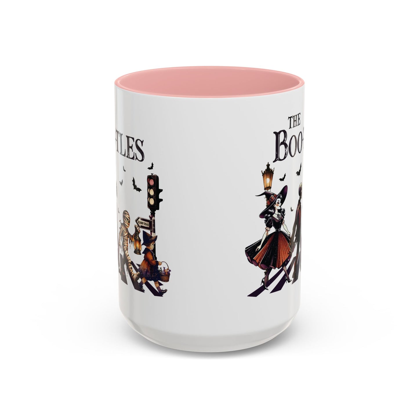 The BOO-tles Halloween Mug | 11oz and 15oz Ceramic Coffee Cup | Funny Halloween Music Design