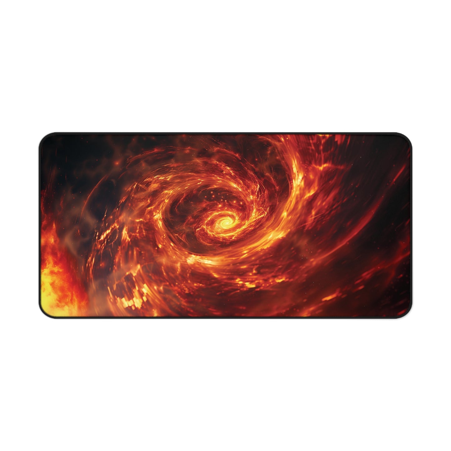 Fiery Vortex Desk Mat | Neoprene | Anti-Slip | 3 Sizes