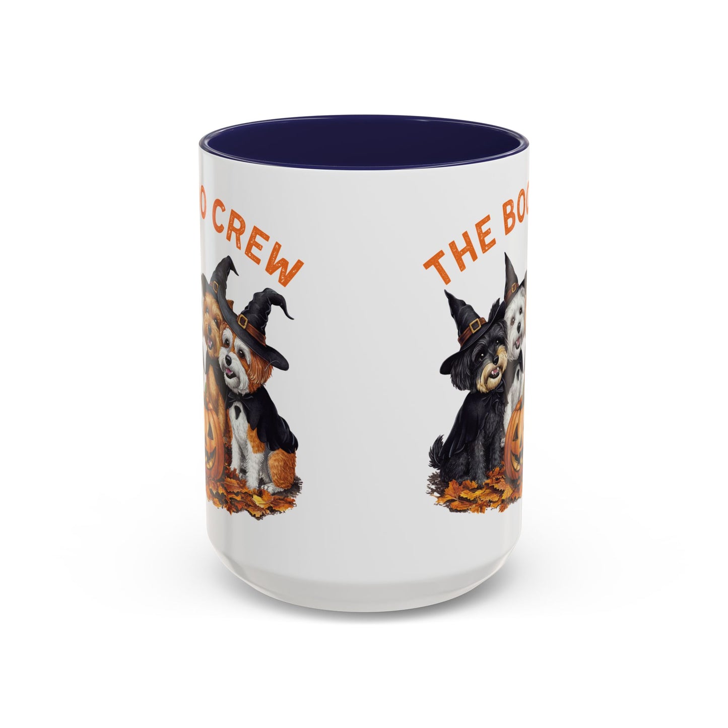 The Boo Crew Halloween Dog Mug | Adorable Dog Pack with Witch Hats | Spooky Fall Coffee Mug | Halloween Gift for Dog Lovers