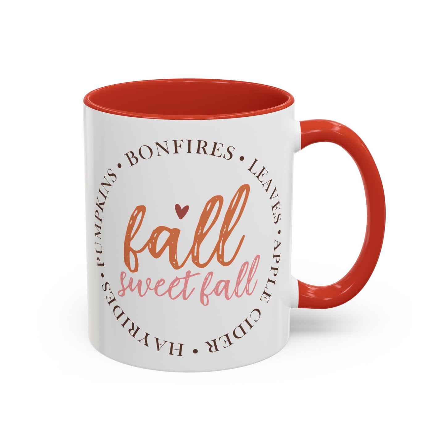 Fall Sweet Fall Autumn Mug | 11oz and 15oz Ceramic Coffee Cup | Cozy Fall Design