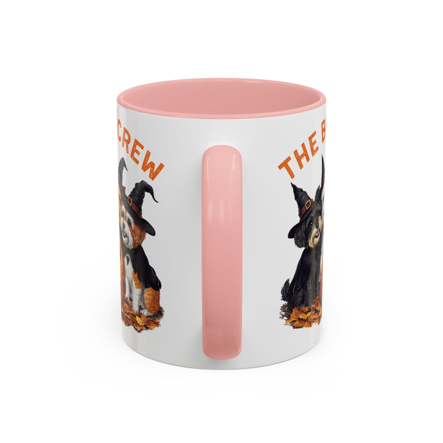 The Boo Crew Halloween Dog Mug | Adorable Dog Pack with Witch Hats | Spooky Fall Coffee Mug | Halloween Gift for Dog Lovers