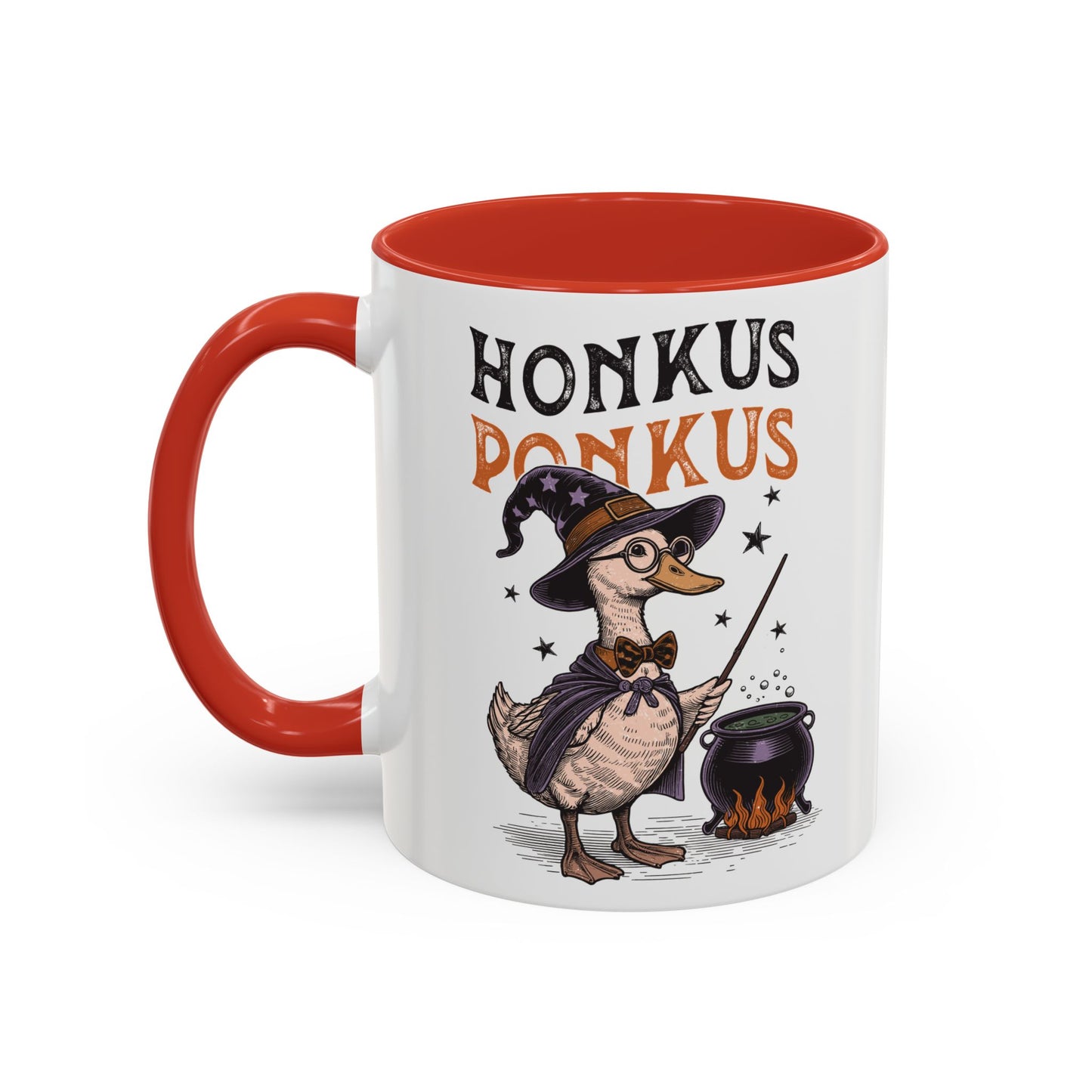 Honkus Ponkus Mug | Witchy Goose Halloween Mug | Funny Animal Magic Cup | 11oz and 15oz Ceramic Mug