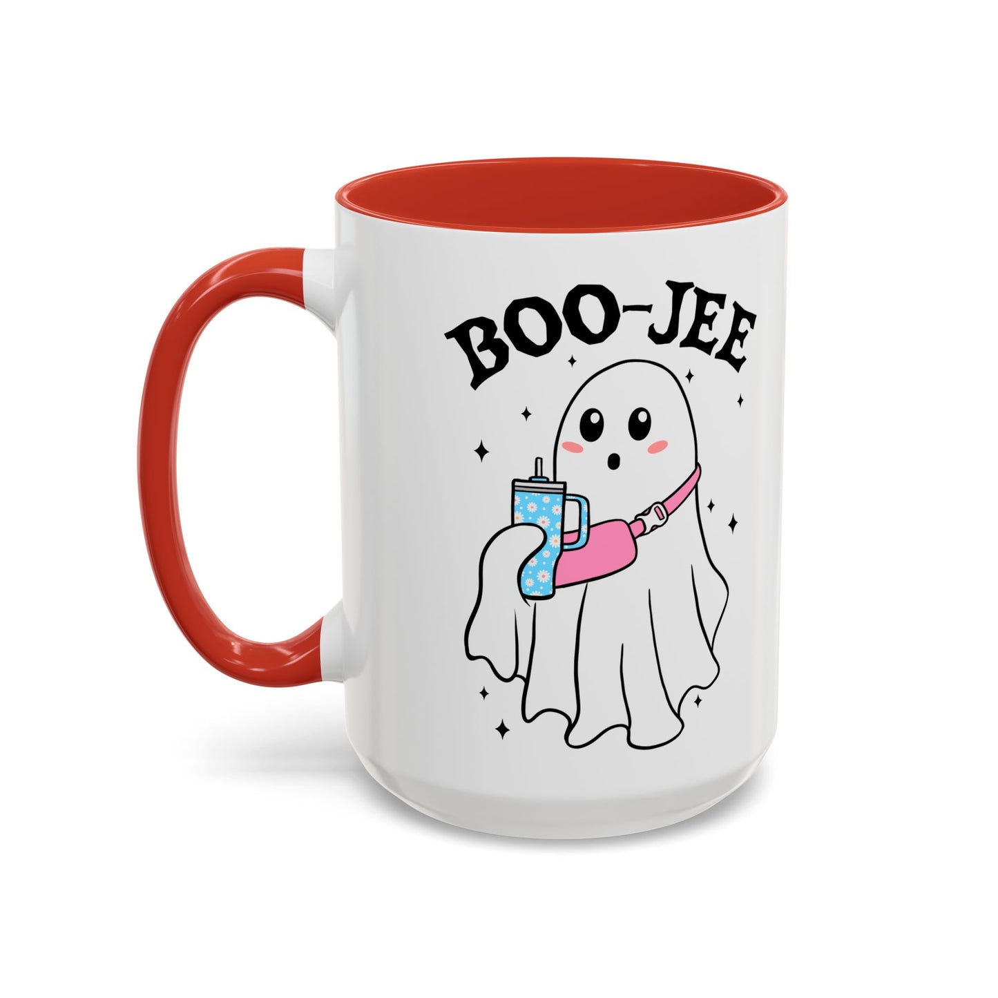 Boo-Jee Halloween Ghost Mug | 11oz and 15oz Ceramic Coffee Cup | Cute and Stylish Design