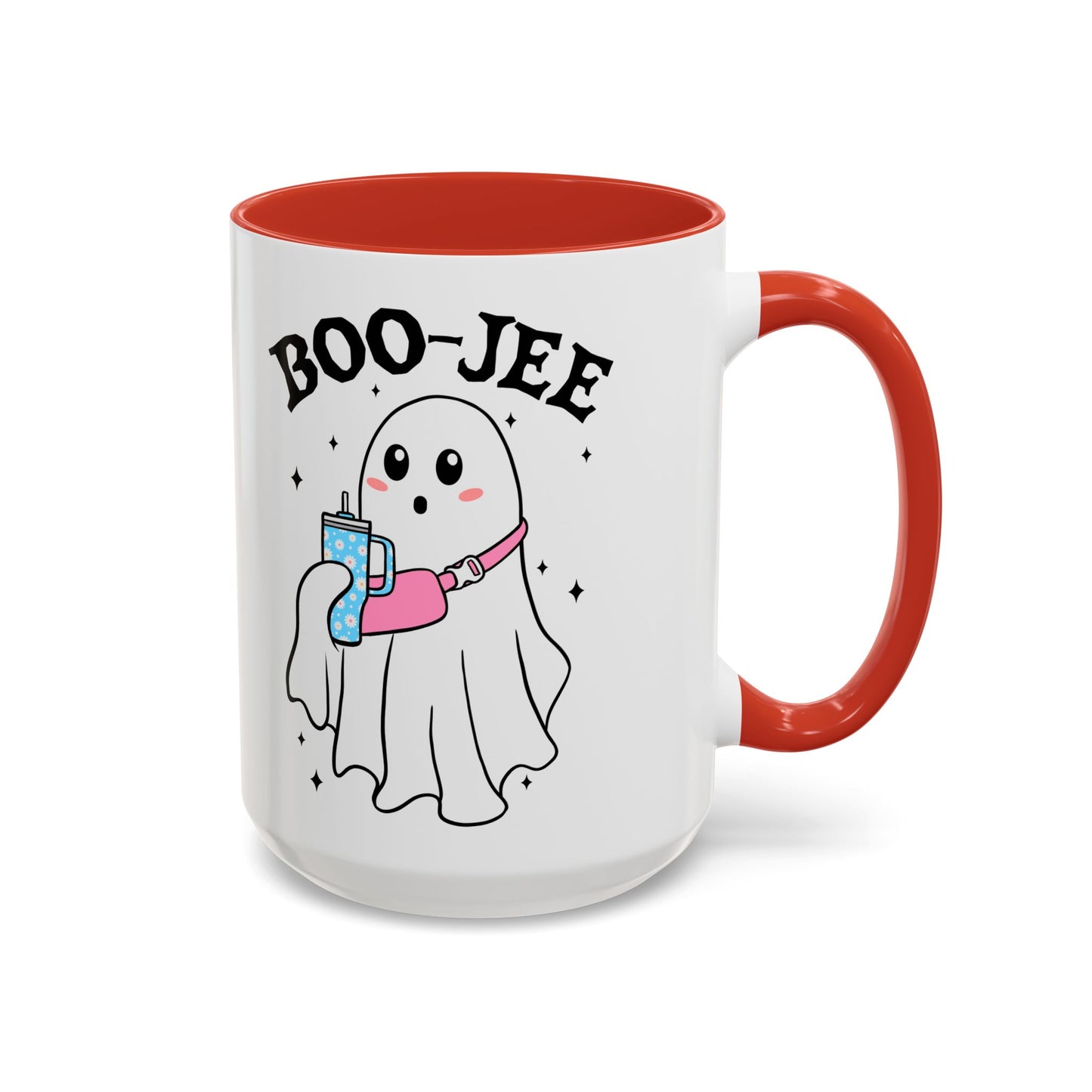 Boo-Jee Halloween Ghost Mug | 11oz and 15oz Ceramic Coffee Cup | Cute and Stylish Design