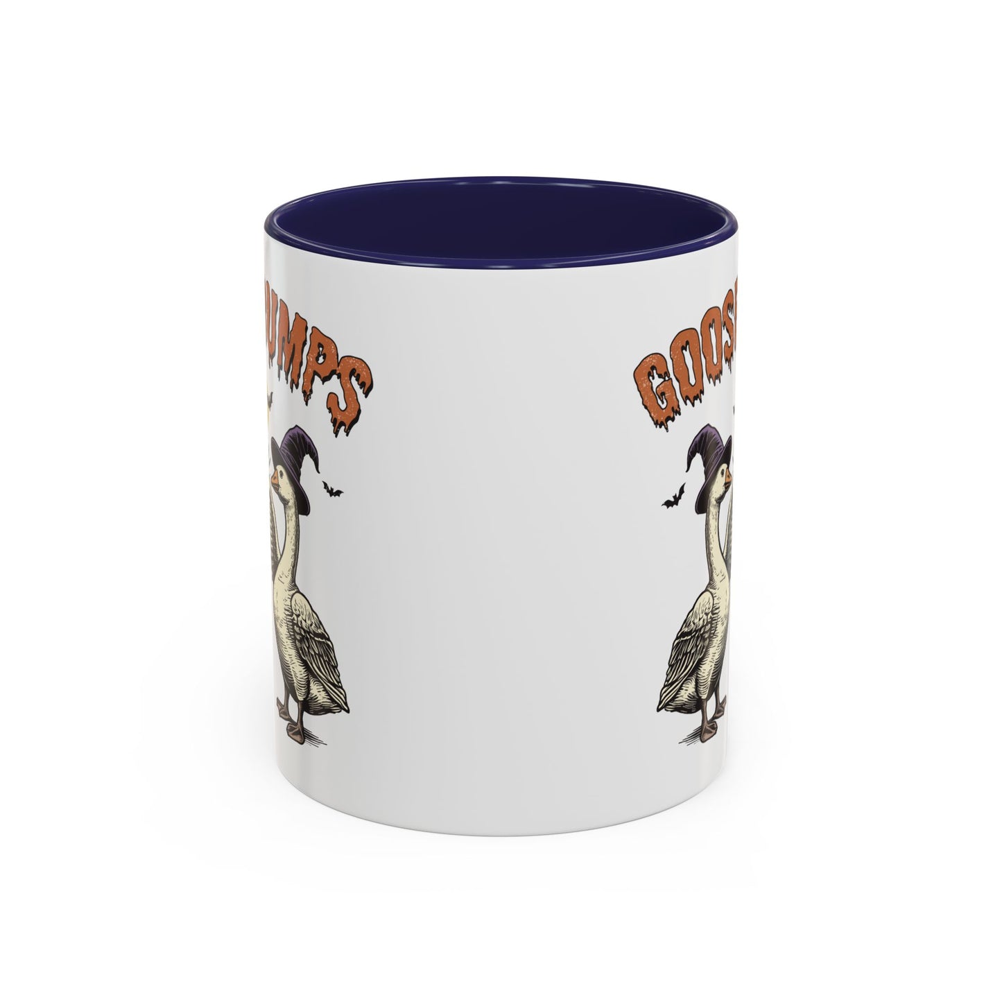 Goosebumps Halloween Mug | Funny Goose Coffee Mug | Spooky Season Farmhouse Mug | 11oz and 15oz Ceramic Mug