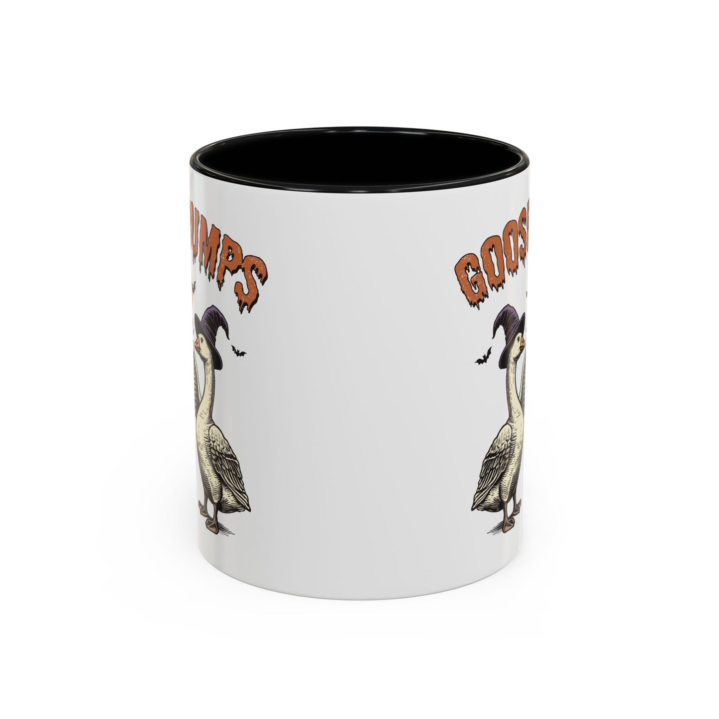 Goosebumps Halloween Mug | Funny Goose Coffee Mug | Spooky Season Farmhouse Mug | 11oz and 15oz Ceramic Mug