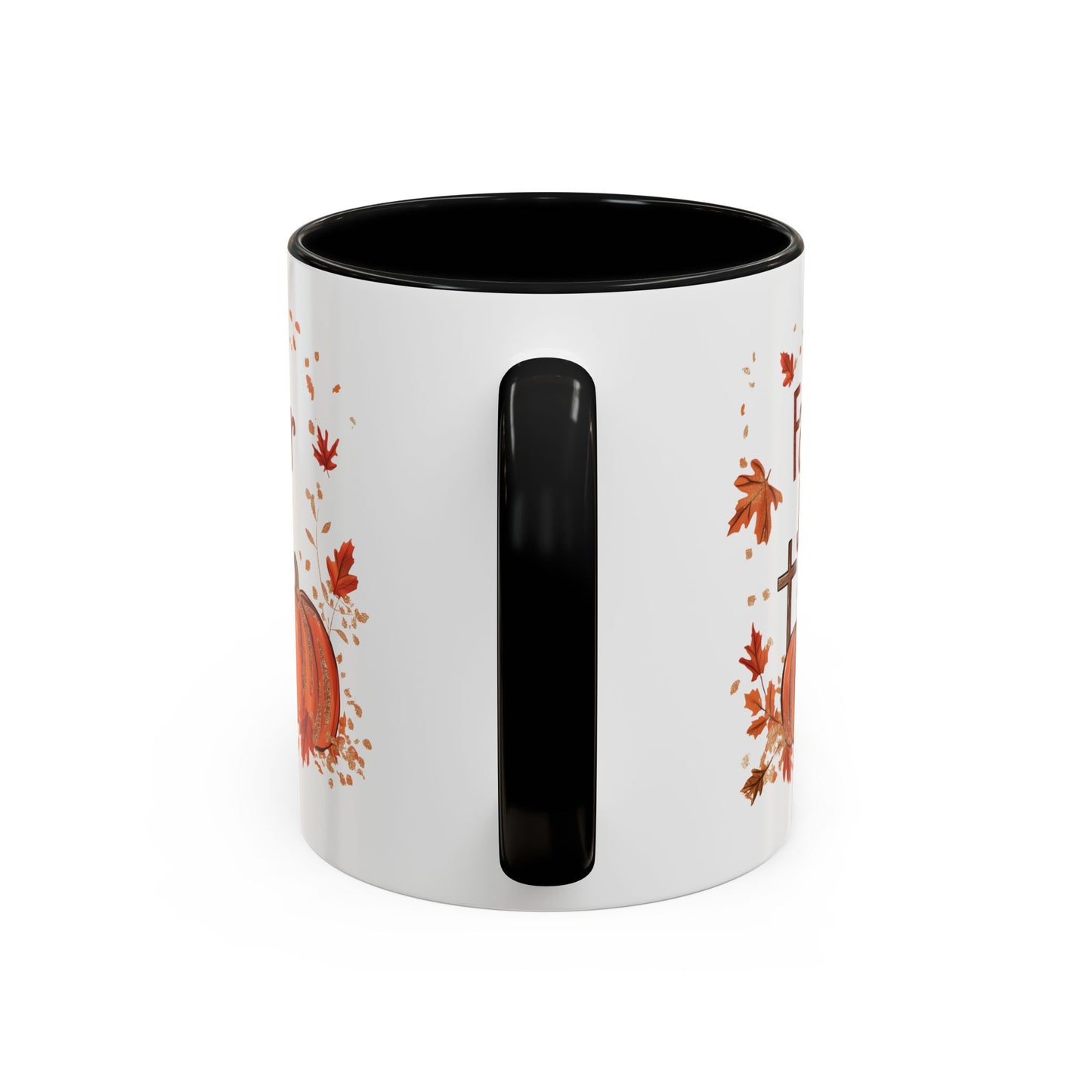 Fall for Jesus Ceramic Mug - Faith-Inspired Autumn Pumpkin Design - Perfect for Fall and Spiritual Reflection