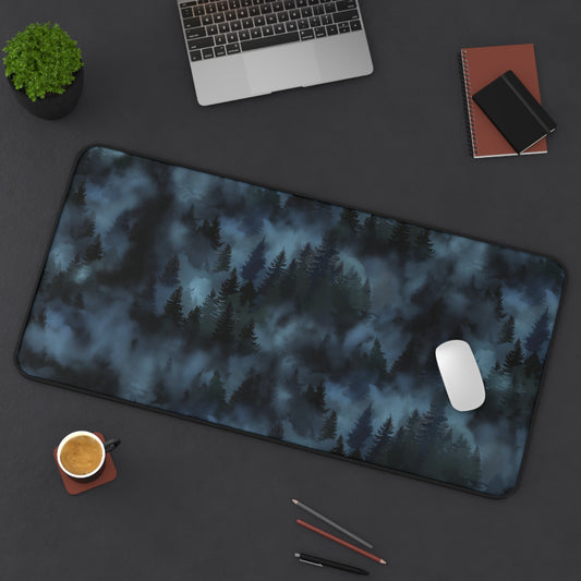 Mystical Forest Desk Mat | Neoprene Mouse Pad | Nature-Inspired Office Desk Mat | Anti-Slip | 3 Sizes Available