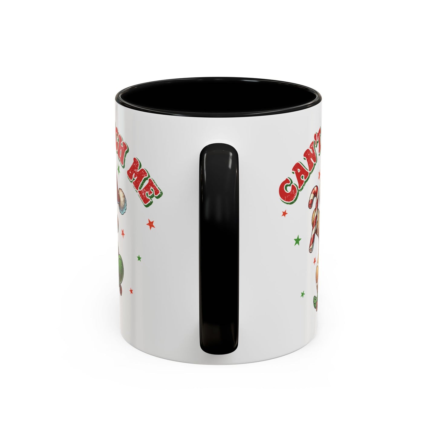 Can't Catch Me Gingerbread Mug - Fun Holiday Skateboarding Gingerbread Design - Perfect for Christmas Cheer