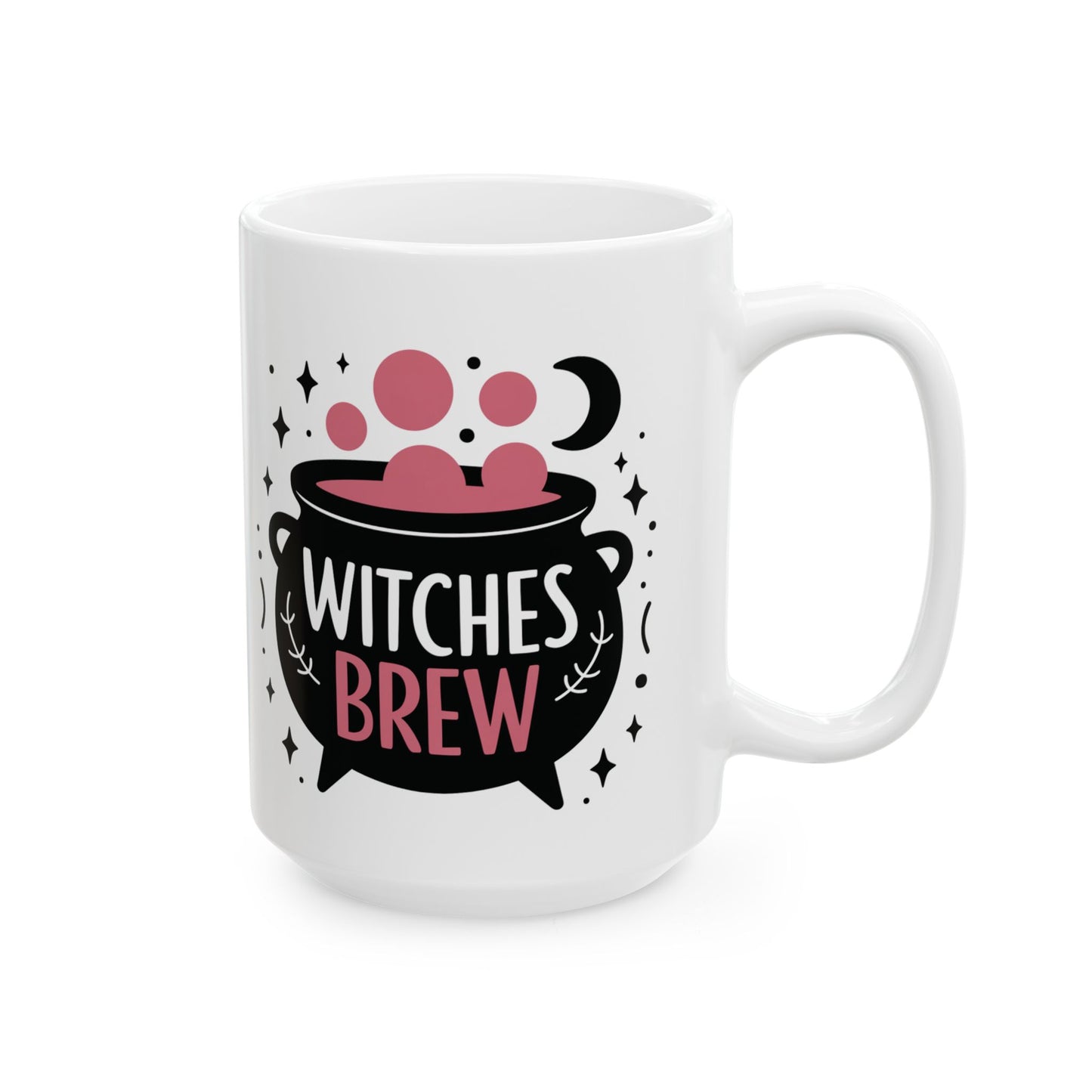 Witches Brew Ceramic Mug - Cute Halloween Cauldron Design - Perfect for Spooky Season