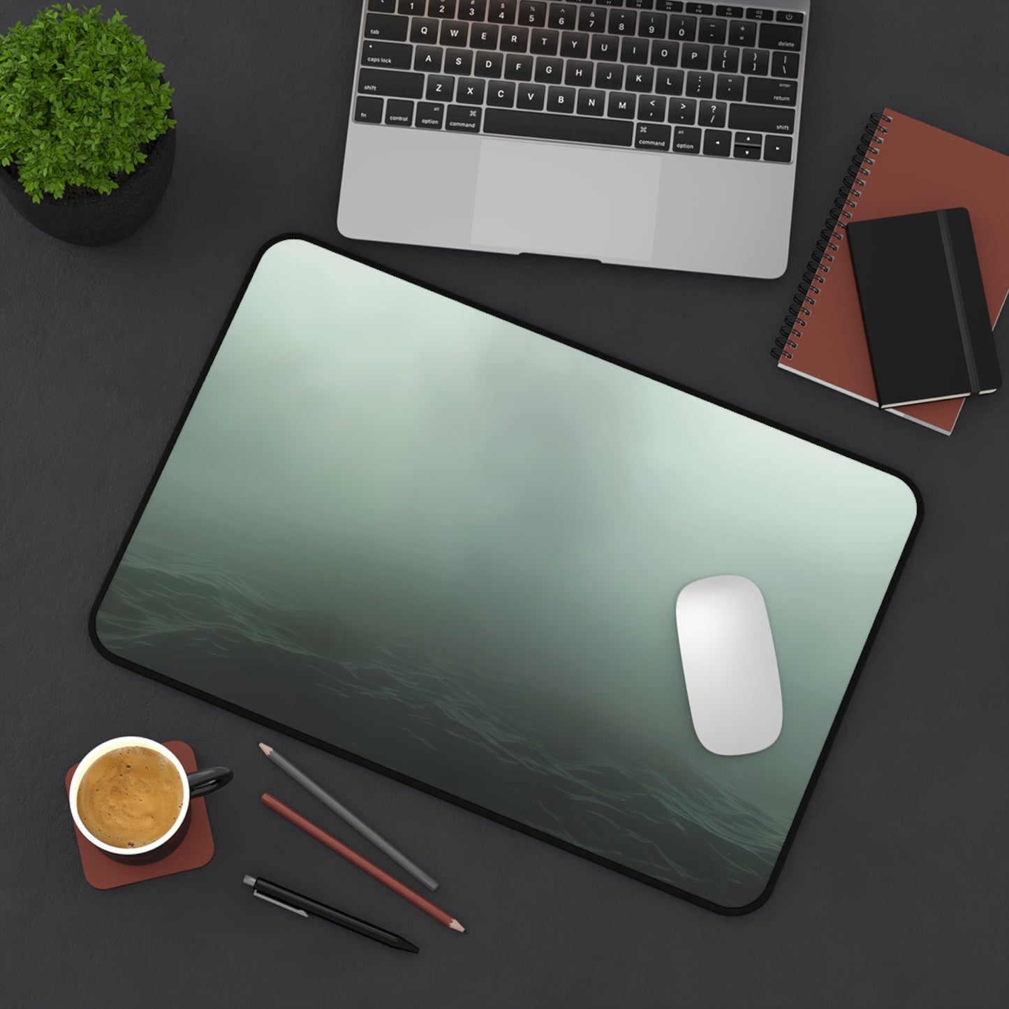 Mystic Fog Desk Mat | Gaming Mouse Pad Large Mousepad with Stitched Edges, Keyboard Mouse Mat Desk Pad for Work 3 Sizes Available