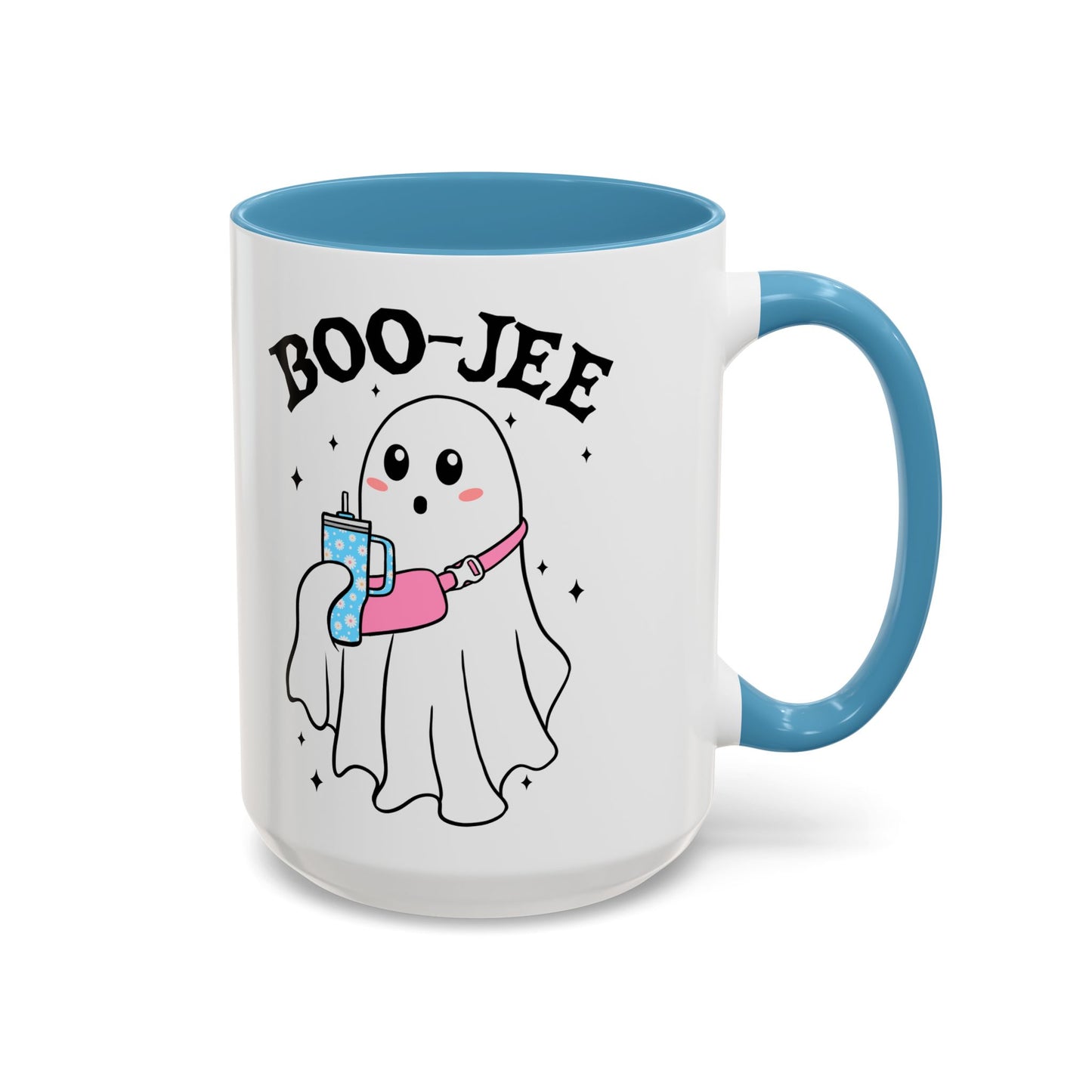 Boo-Jee Halloween Ghost Mug | 11oz and 15oz Ceramic Coffee Cup | Cute and Stylish Design