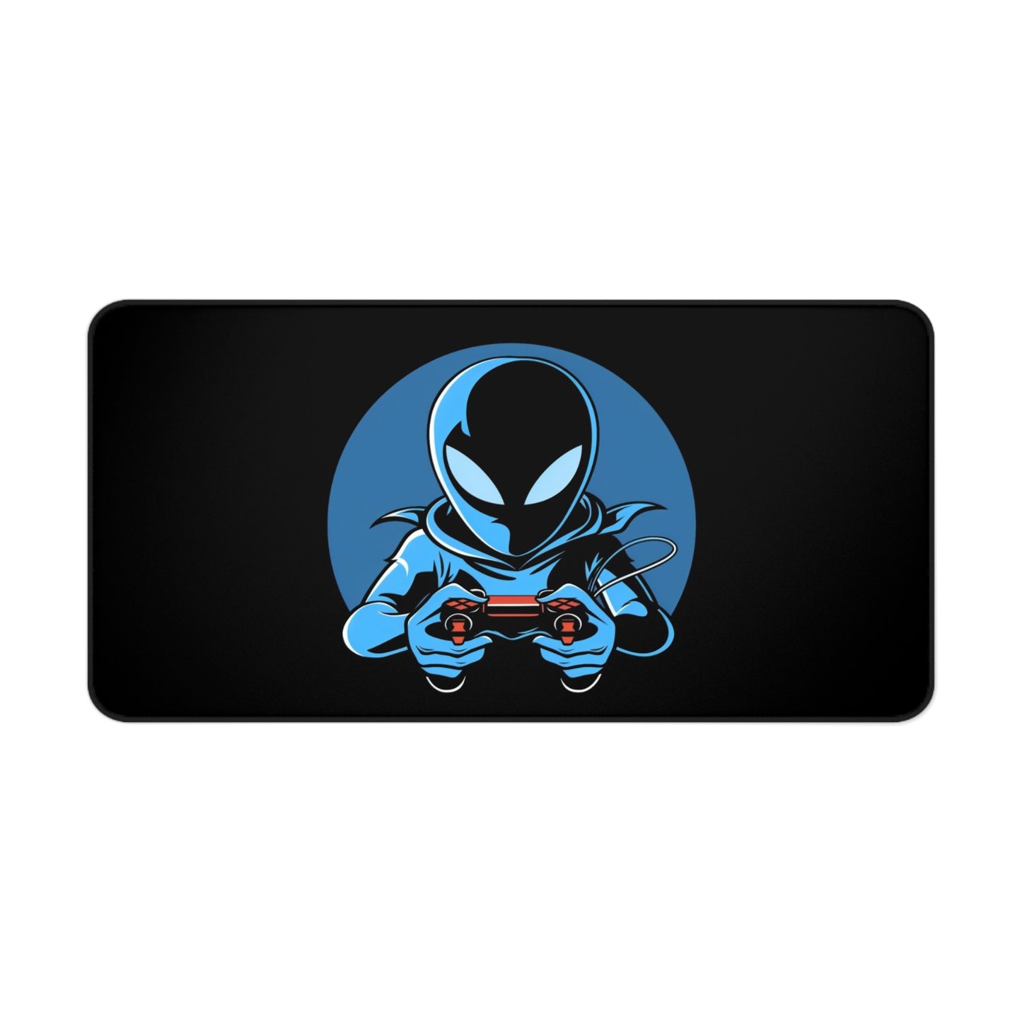 Alien Gamer Computer Desk Mat | Gaming Mouse Pad | Anti-Slip Neoprene Desk Mat for Home Office | 3 Sizes Available