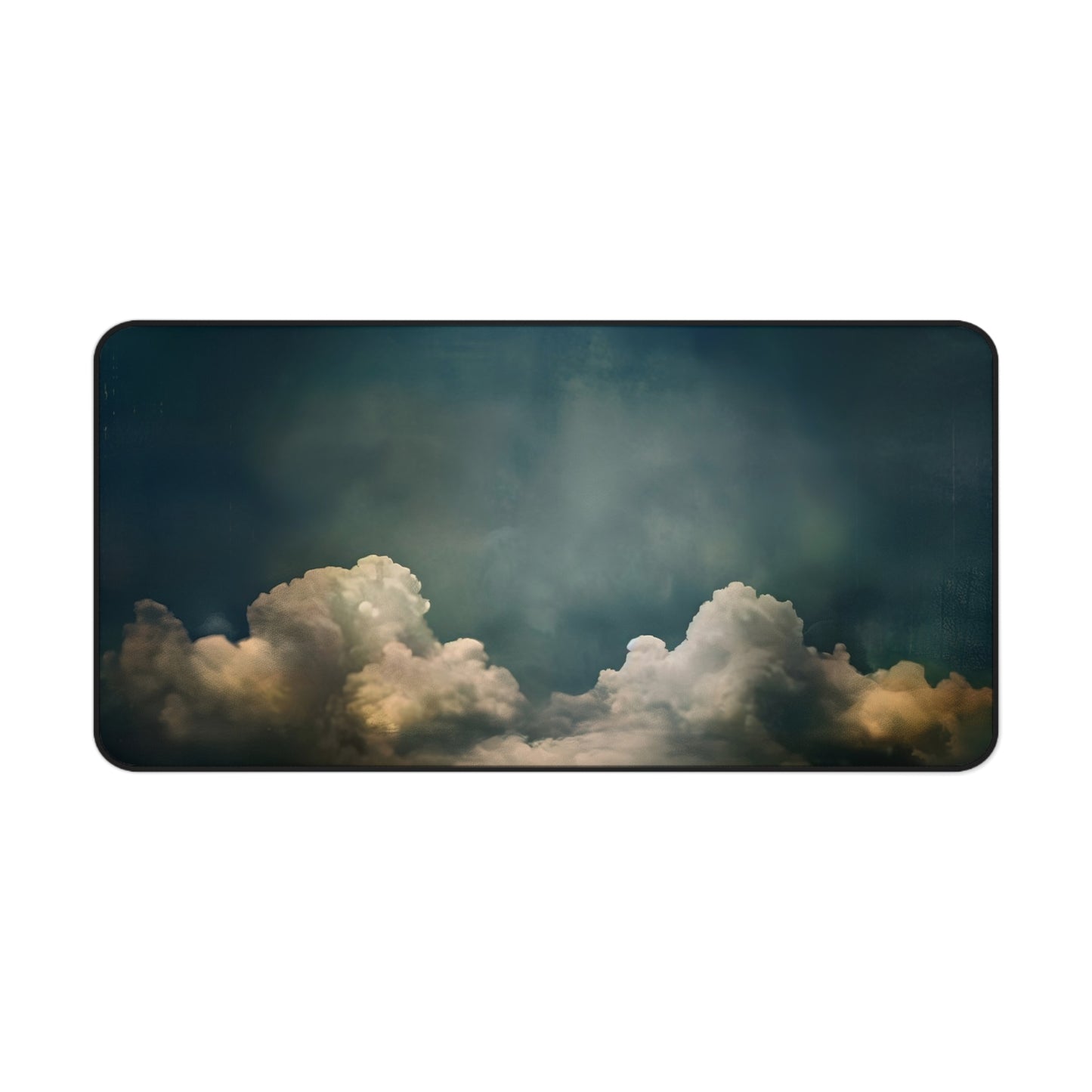 Serene Clouds Computer Desk Mat | Tranquil Sky Mouse Pad | Anti-Slip Neoprene Desk Mat for Home Office | 3 Sizes Available