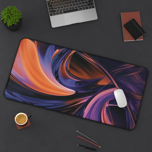 Modern Abstract Desk Mat | Artistic Neoprene Mouse Pad | Anti-Slip Office Desk Mat | 3 Sizes Available