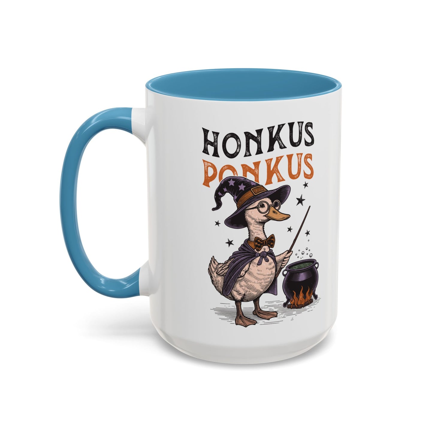 Honkus Ponkus Mug | Witchy Goose Halloween Mug | Funny Animal Magic Cup | 11oz and 15oz Ceramic Mug