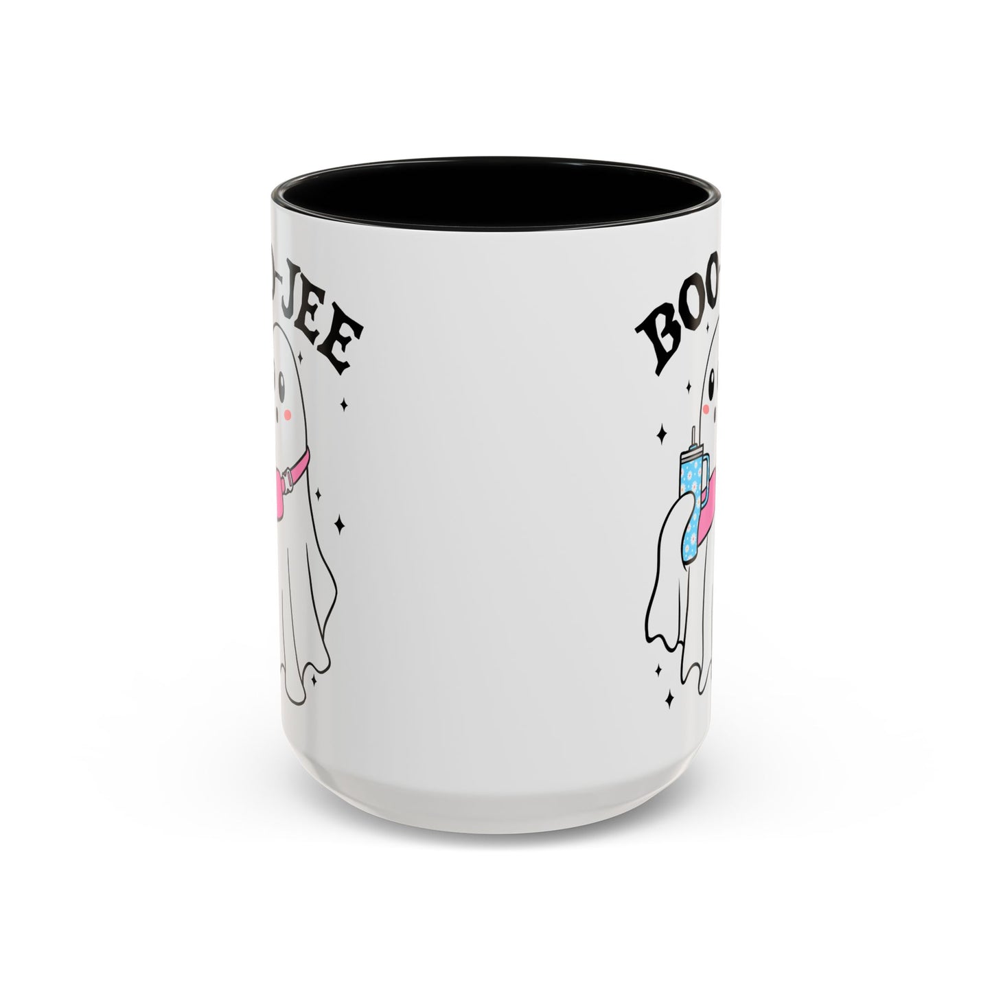 Boo-Jee Halloween Ghost Mug | 11oz and 15oz Ceramic Coffee Cup | Cute and Stylish Design