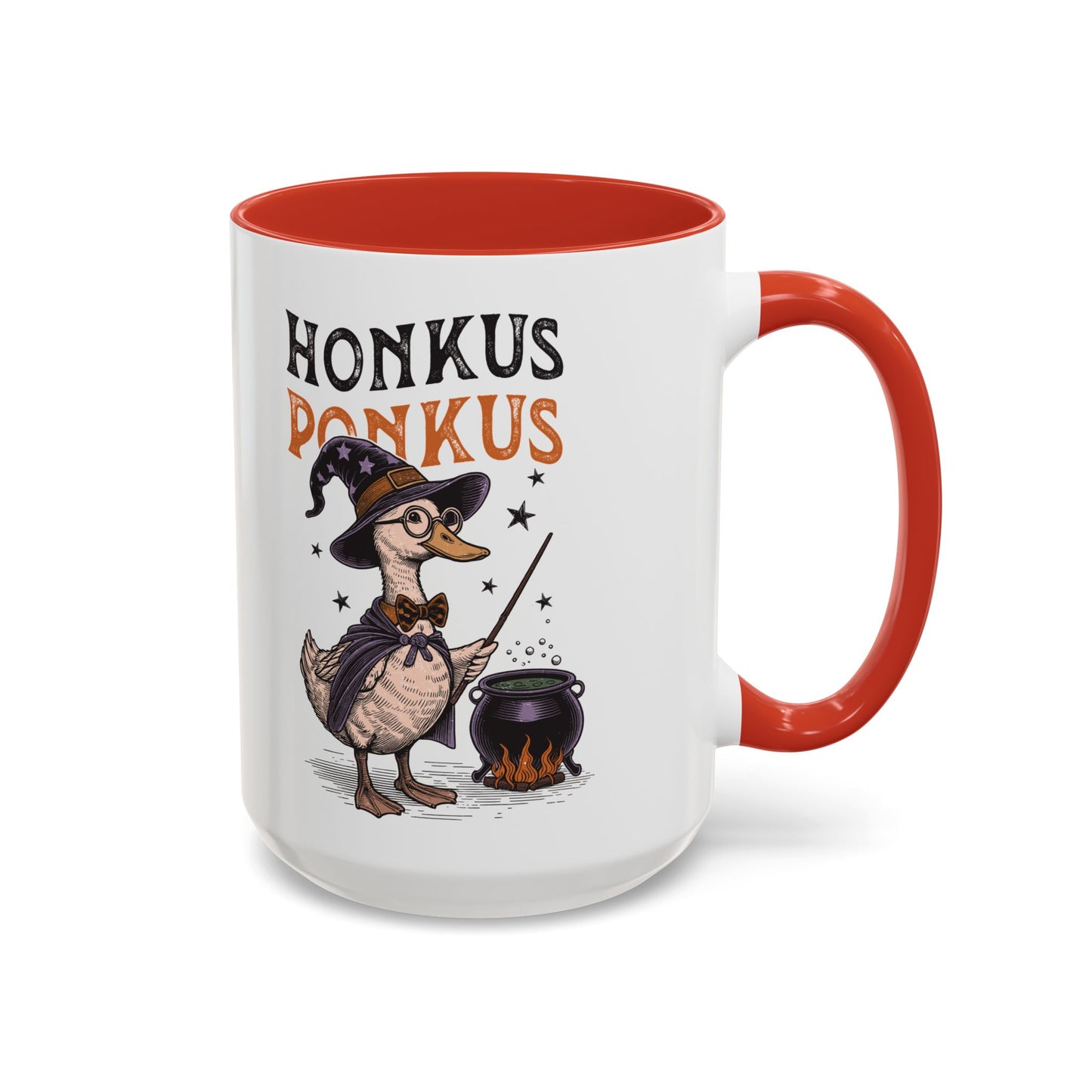 Honkus Ponkus Mug | Witchy Goose Halloween Mug | Funny Animal Magic Cup | 11oz and 15oz Ceramic Mug