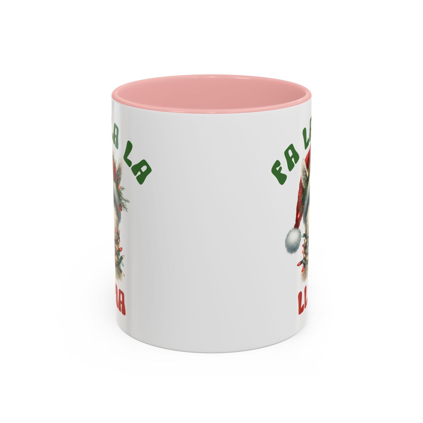 Fa La La La Llama Mug - Adorable Christmas Llama Design - Perfect for Holiday Fun