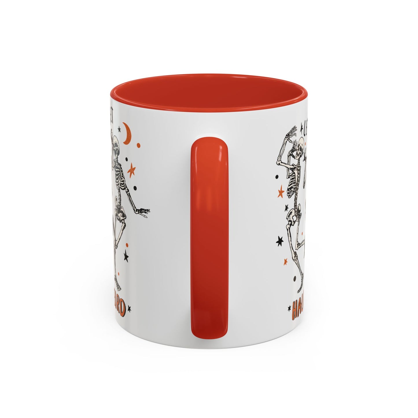 Lets Get Halloweird Halloween Mug | Dancing Skeleton Design | Funny Spooky Coffee Mug | Fall Drinkware | Unique Halloween Gift