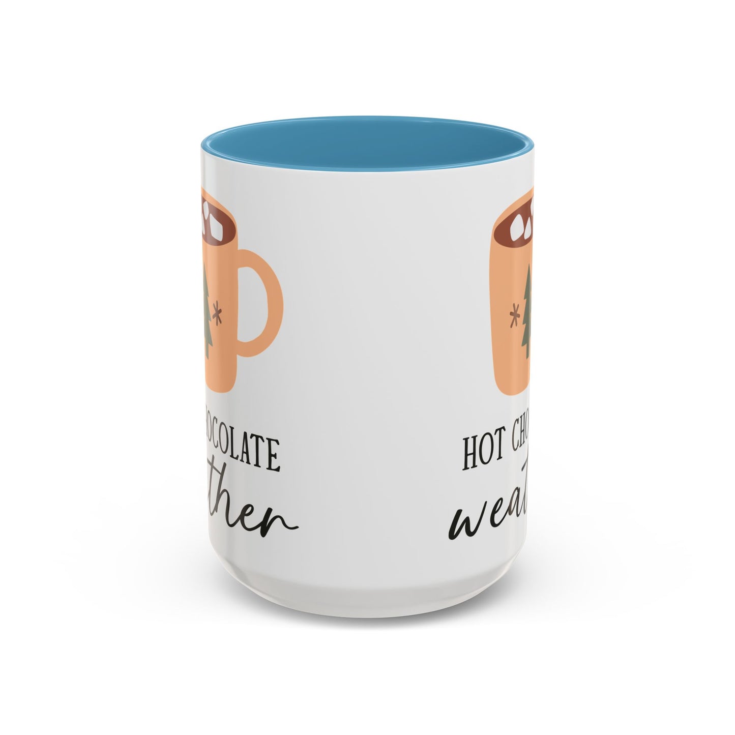 Hot Chocolate Weather Mug | Cozy Winter Drinkware | Minimalist Holiday Mug | Christmas Coffee Mug