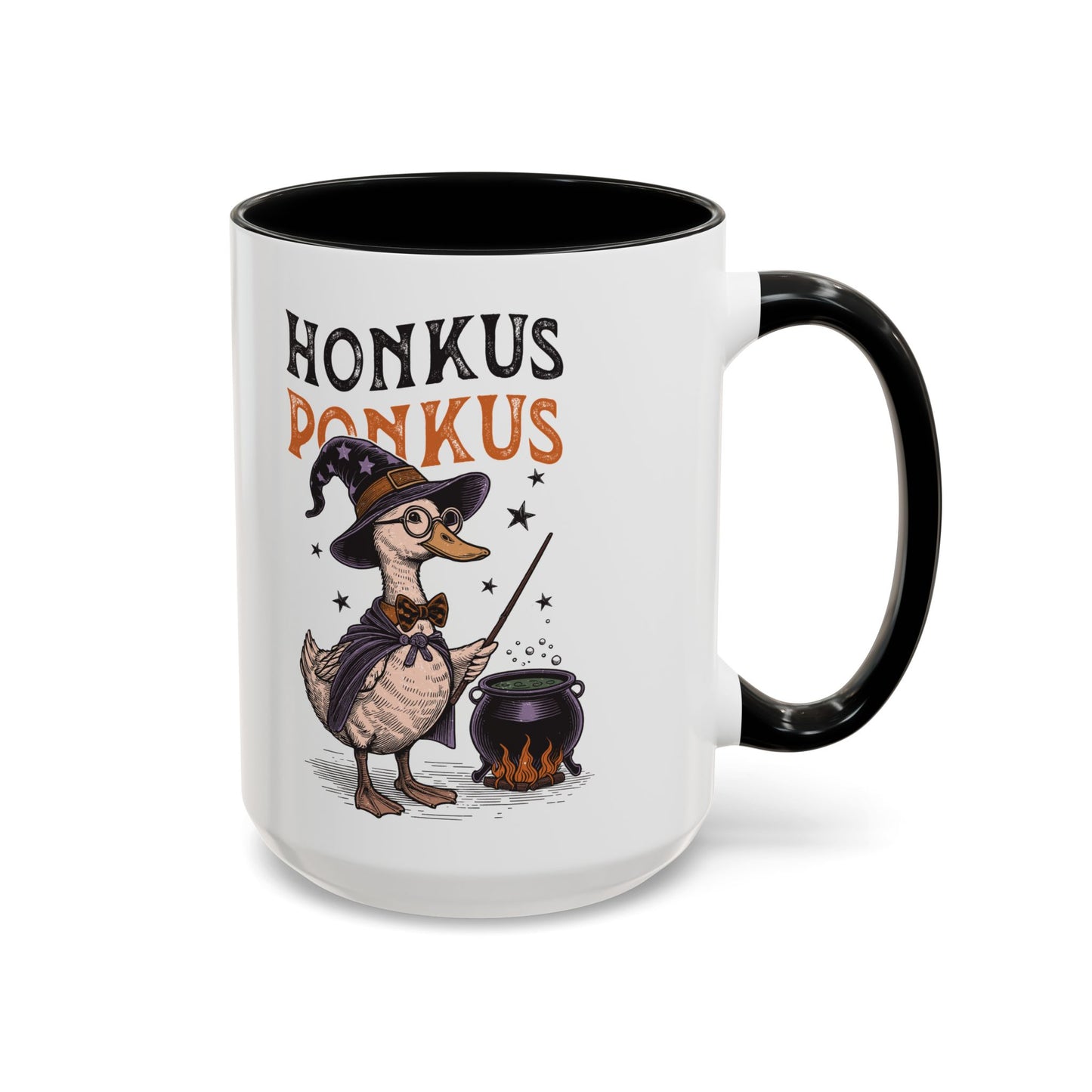 Honkus Ponkus Mug | Witchy Goose Halloween Mug | Funny Animal Magic Cup | 11oz and 15oz Ceramic Mug