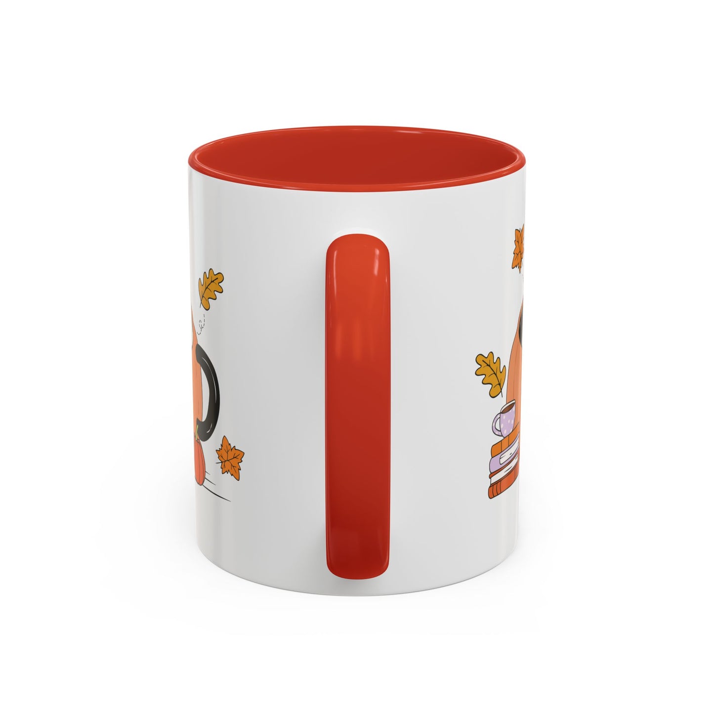 Cozy Ghost in Pumpkin Mug | 11oz and 15oz Ceramic Coffee Cup | Cute Autumn & Halloween Design