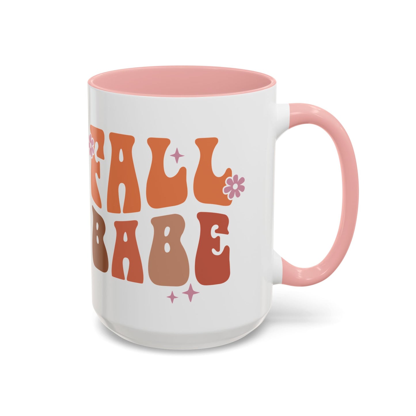 Fall Babe Ceramic Mug - 11oz/15oz Autumn Coffee Cup | Cozy Fall Gift | 5 Color Options | Retro Fall Design Mug