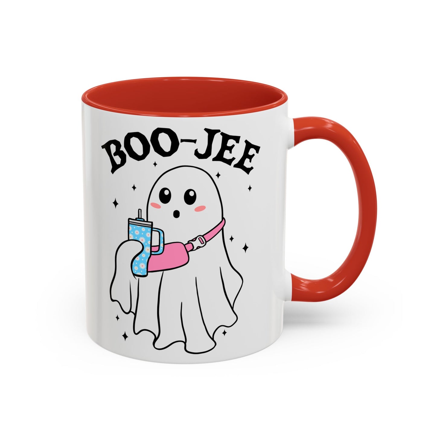 Boo-Jee Halloween Ghost Mug | 11oz and 15oz Ceramic Coffee Cup | Cute and Stylish Design