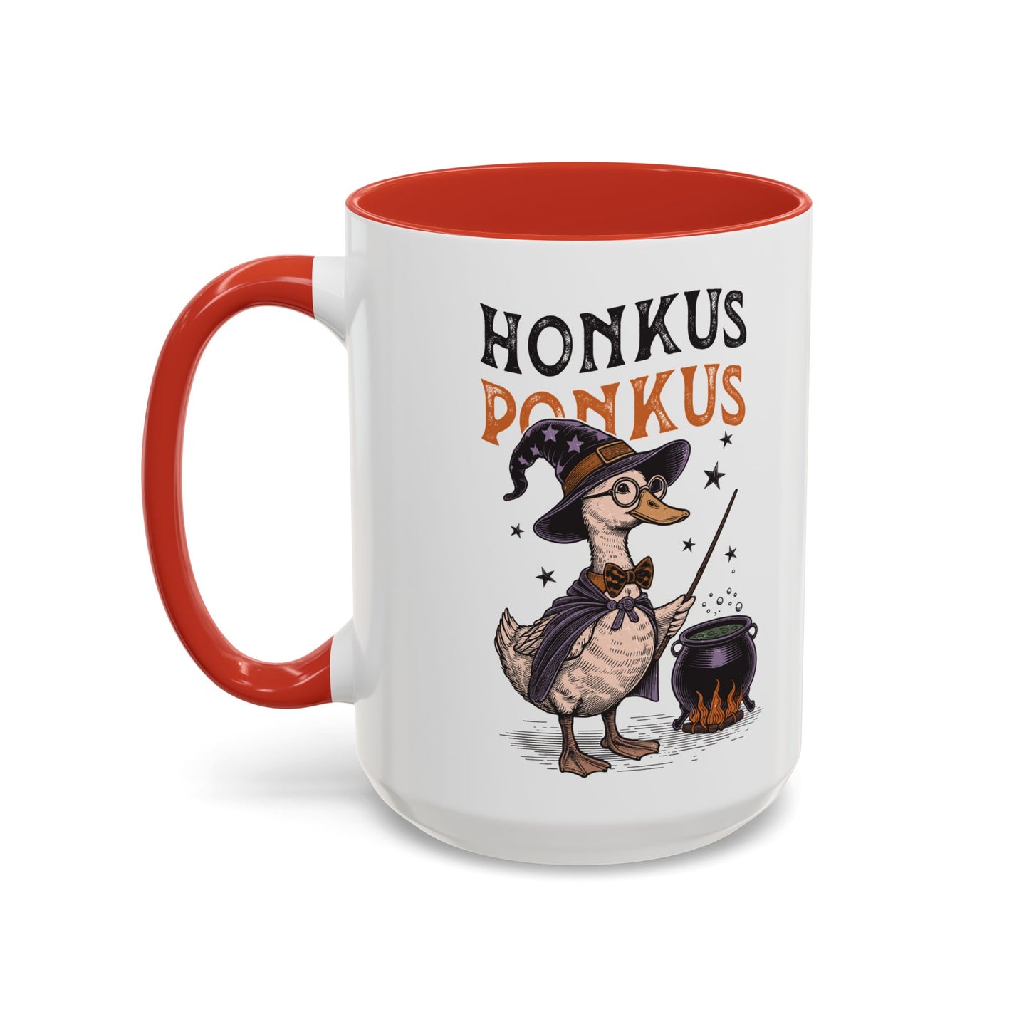 Honkus Ponkus Mug | Witchy Goose Halloween Mug | Funny Animal Magic Cup | 11oz and 15oz Ceramic Mug