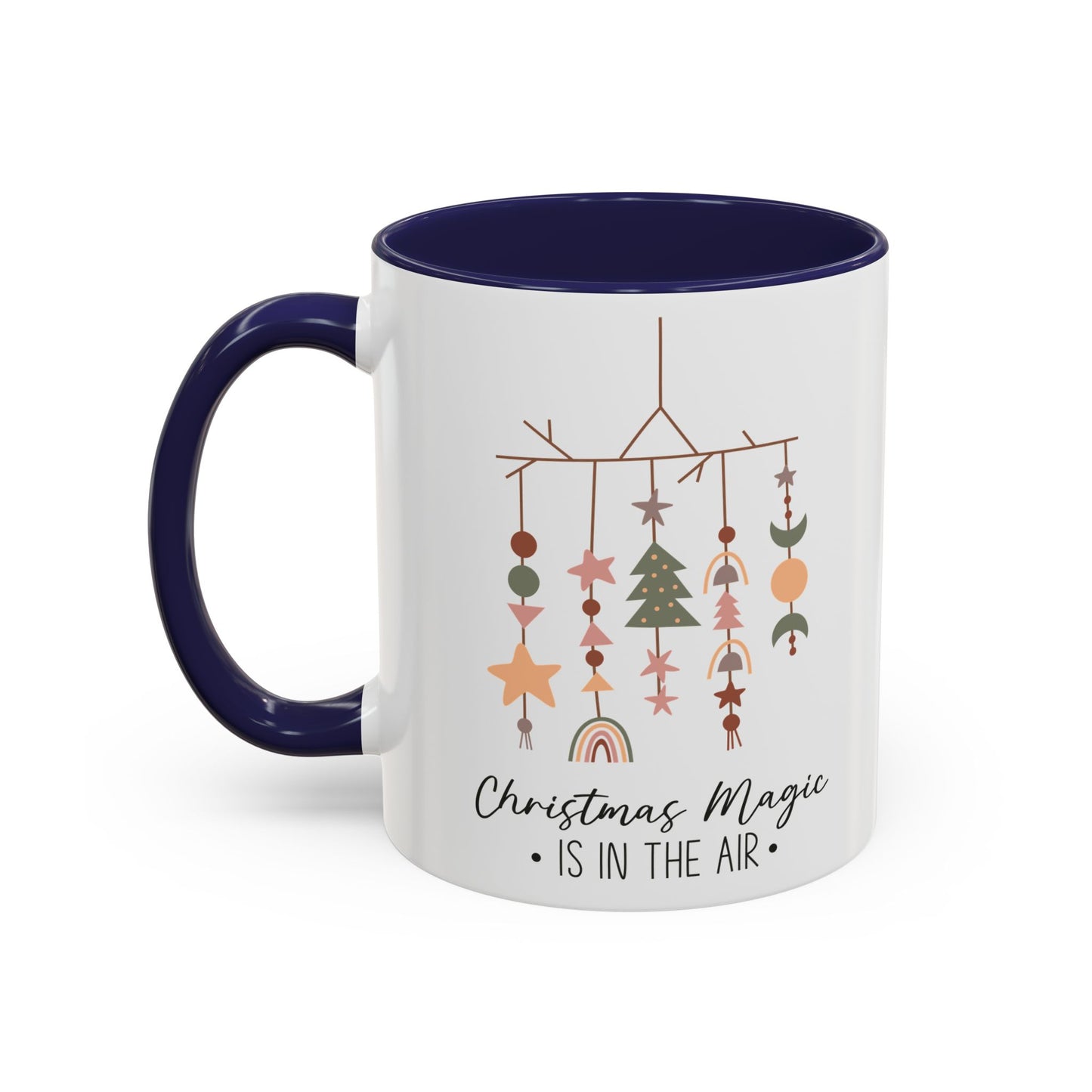 Christmas Magic Is in the Air Mug | Minimalist Christmas Decor Design | Holiday Coffee Mug | Festive Drinkware