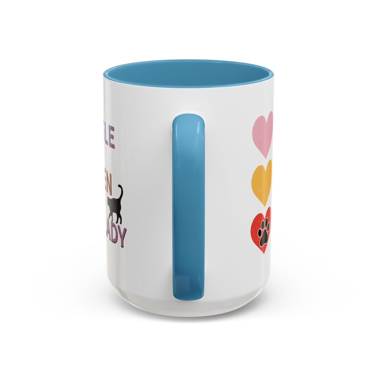 Single, Taken, Cat Lady Mug - Fun and Quirky Design for Cat Lovers - Perfect for Proud Cat Moms