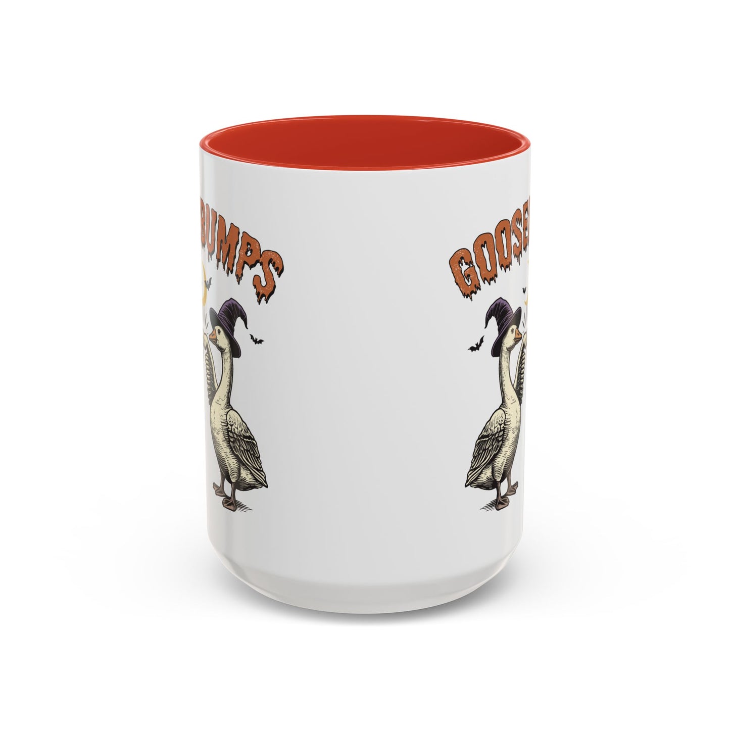 Goosebumps Halloween Mug | Funny Goose Coffee Mug | Spooky Season Farmhouse Mug | 11oz and 15oz Ceramic Mug