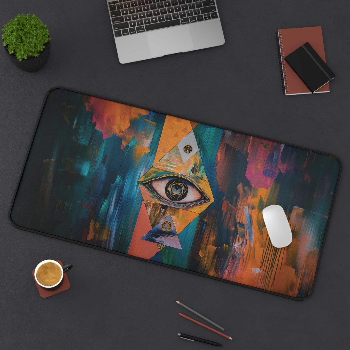 Mystical Eye Desk Mat | Neoprene | Anti-Slip | 3 Sizes