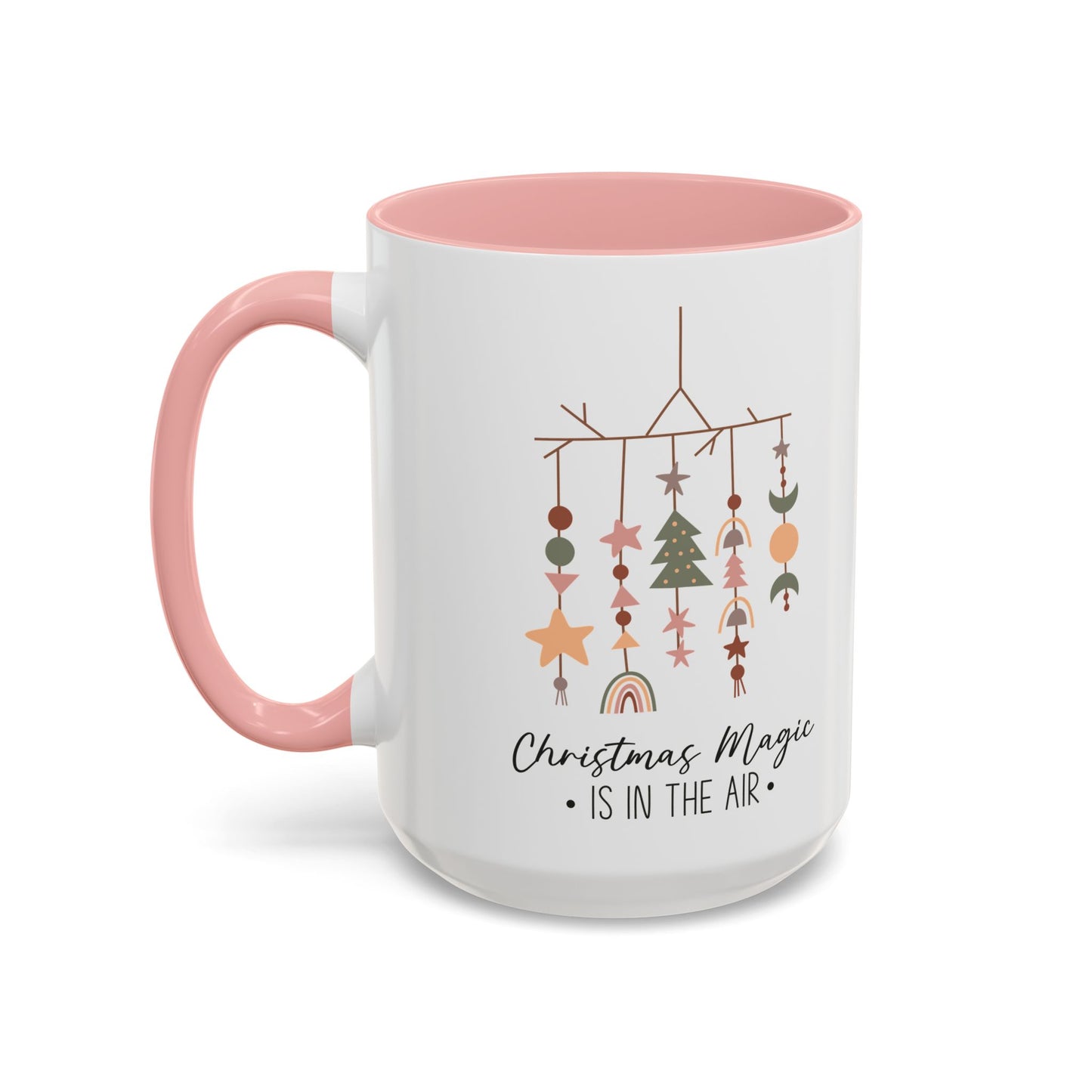 Christmas Magic Is in the Air Mug | Minimalist Christmas Decor Design | Holiday Coffee Mug | Festive Drinkware