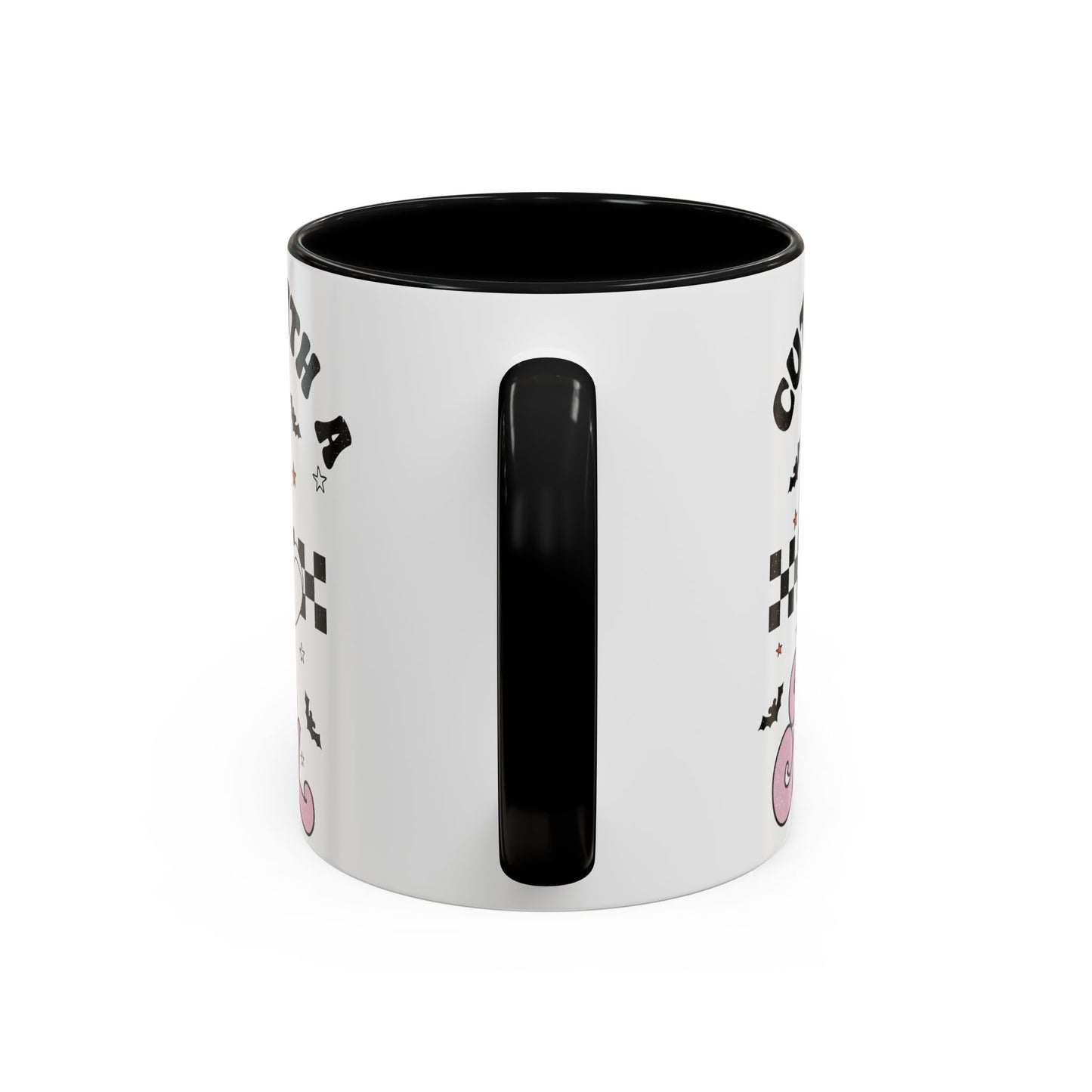 Cutie with a Booty Halloween Ghost Mug | 11oz and 15oz Ceramic Coffee Cup | Funny Halloween Design