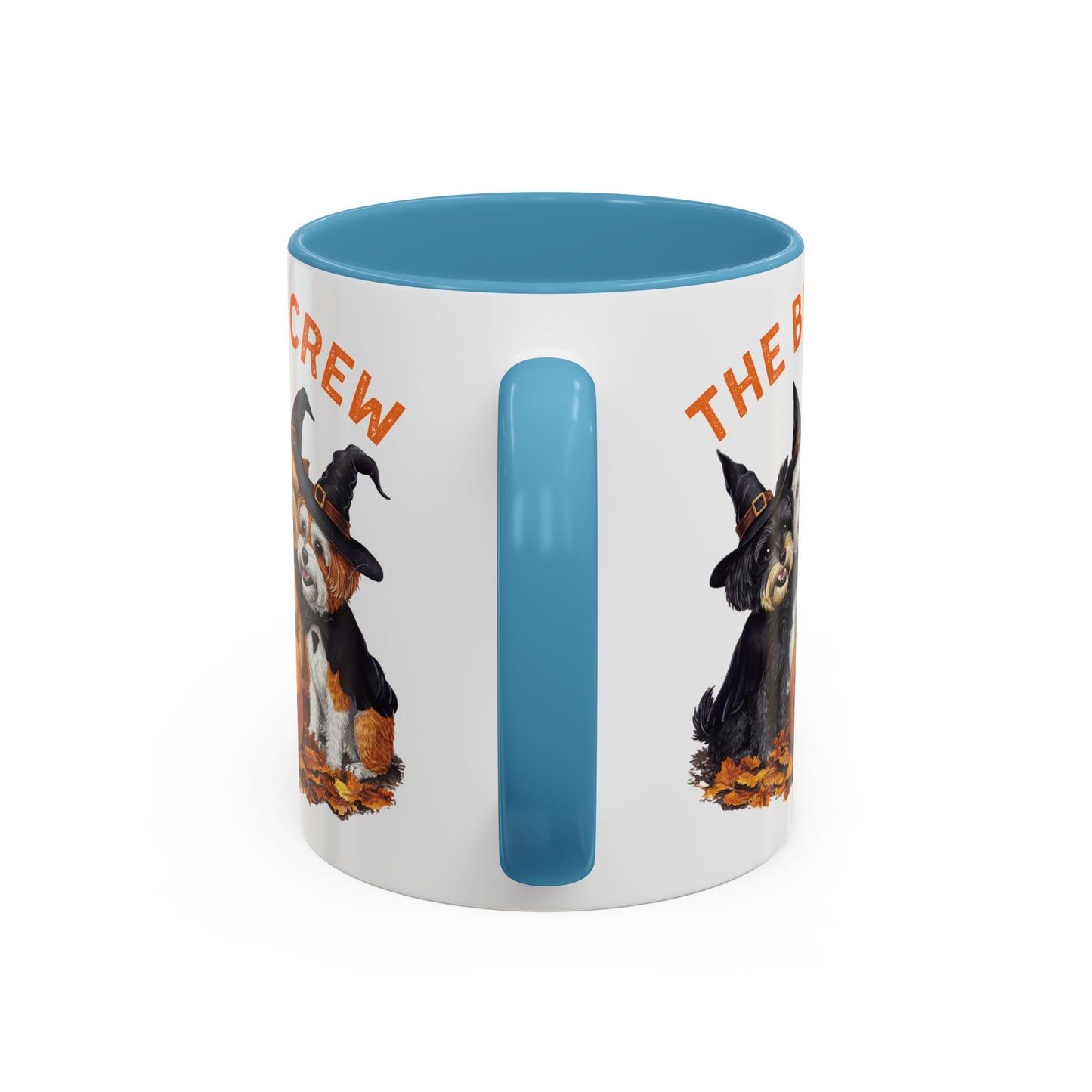 The Boo Crew Halloween Dog Mug | Adorable Dog Pack with Witch Hats | Spooky Fall Coffee Mug | Halloween Gift for Dog Lovers