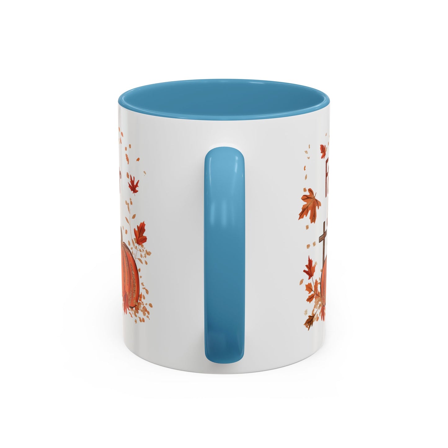 Fall for Jesus Ceramic Mug - Faith-Inspired Autumn Pumpkin Design - Perfect for Fall and Spiritual Reflection