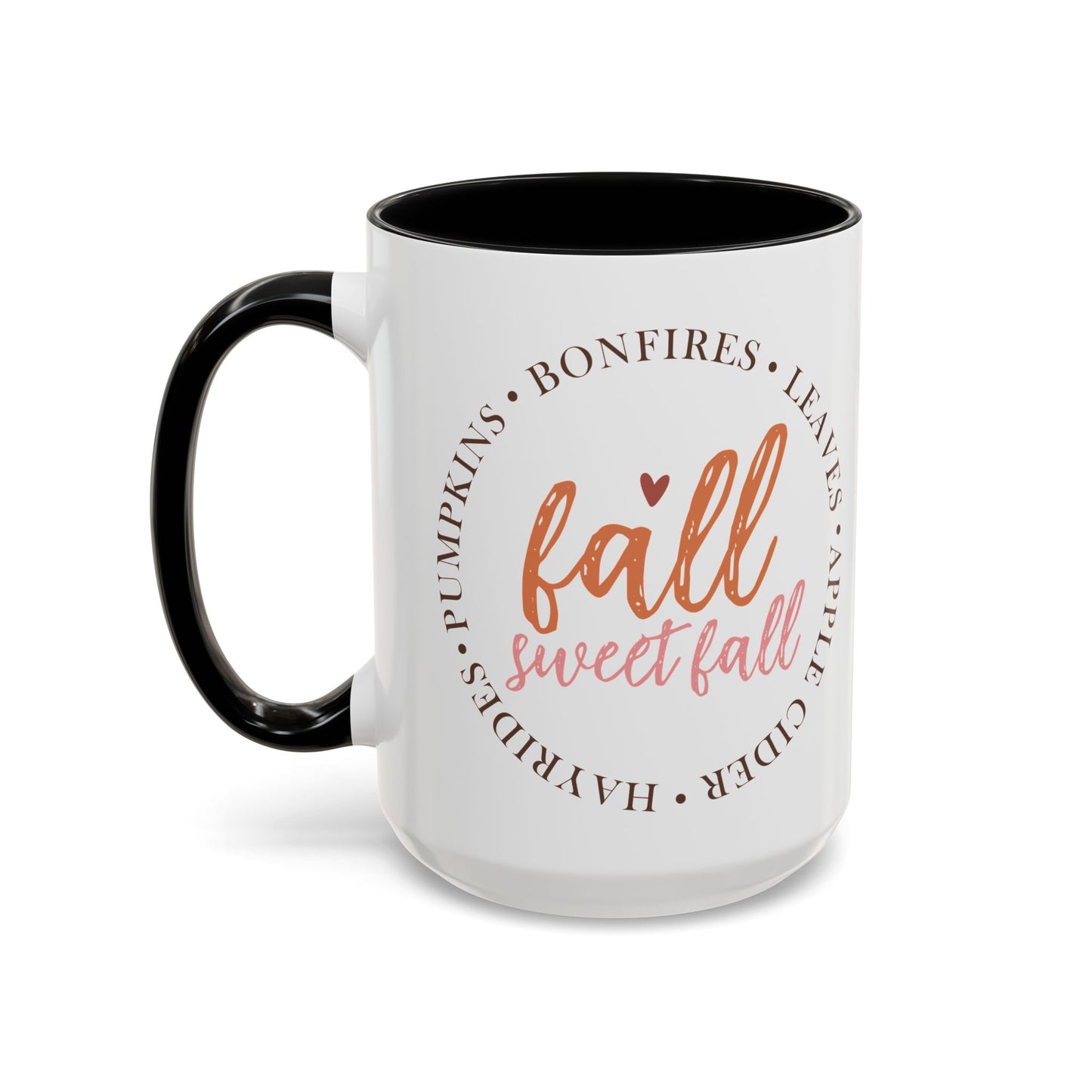 Fall Sweet Fall Autumn Mug | 11oz and 15oz Ceramic Coffee Cup | Cozy Fall Design