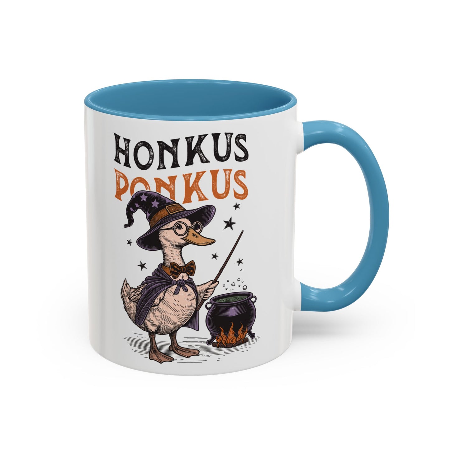 Honkus Ponkus Mug | Witchy Goose Halloween Mug | Funny Animal Magic Cup | 11oz and 15oz Ceramic Mug