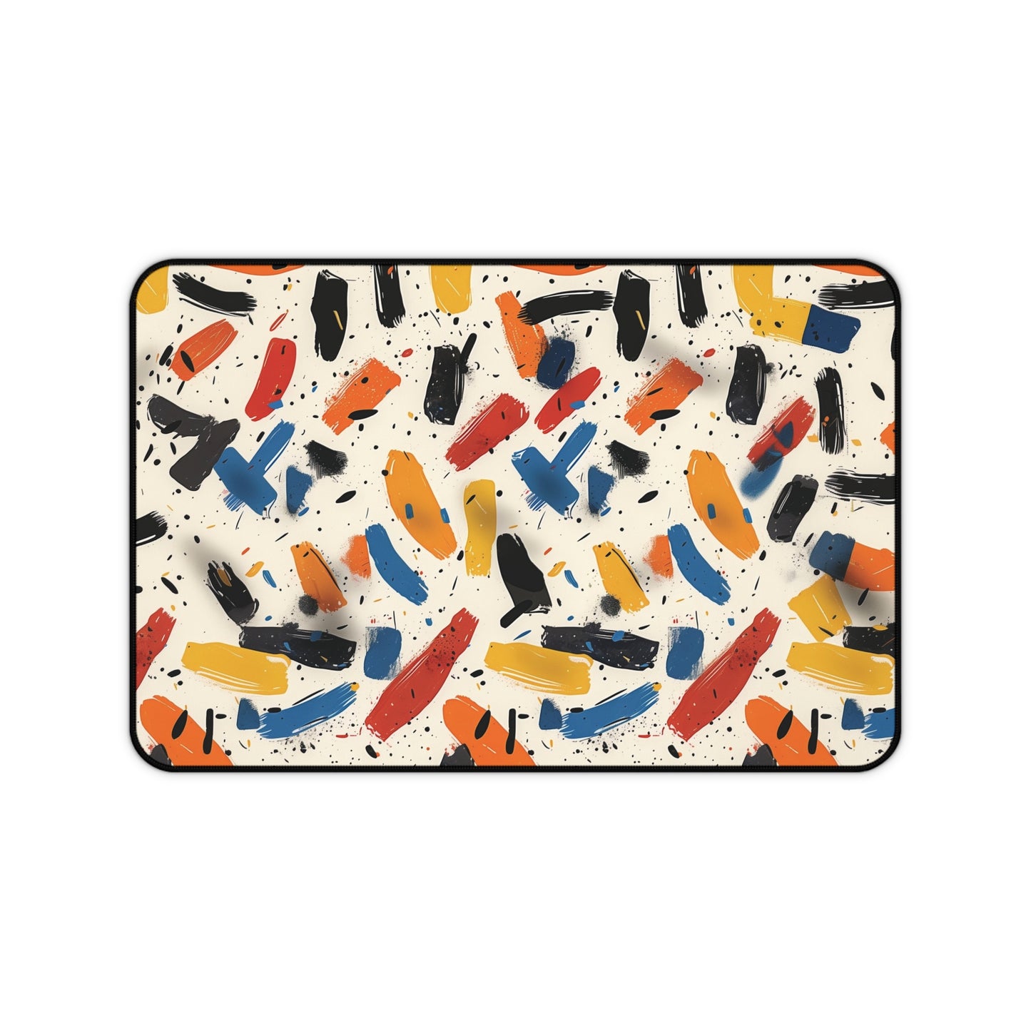 Abstract Brushstroke Desk Mat | Neoprene | Anti-Slip | 3 Sizes