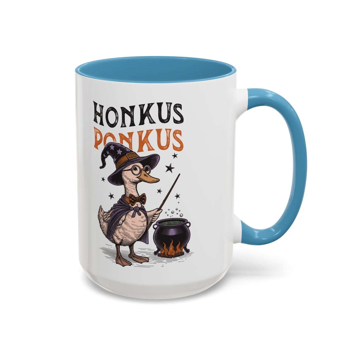 Honkus Ponkus Mug | Witchy Goose Halloween Mug | Funny Animal Magic Cup | 11oz and 15oz Ceramic Mug