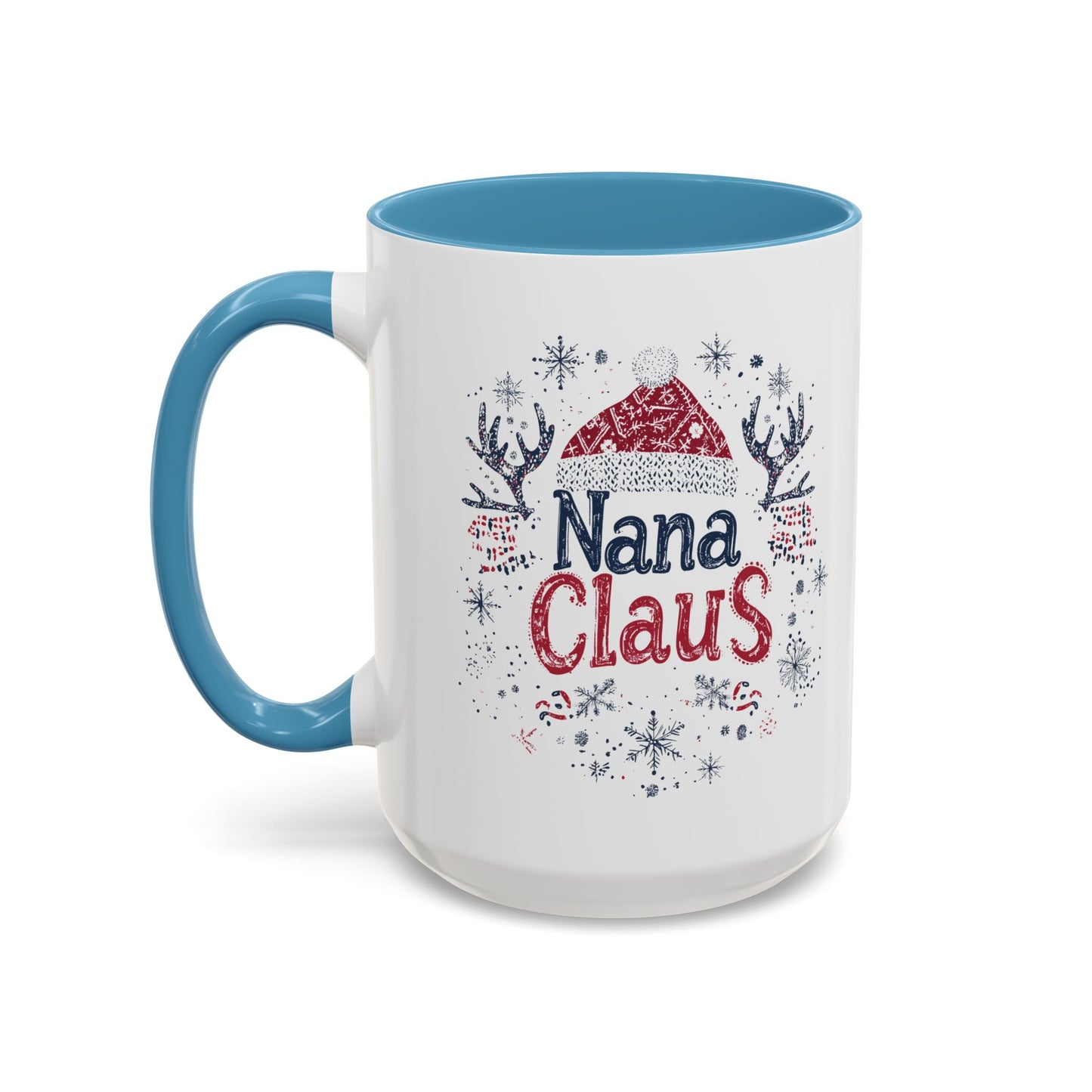 Nana Claus Ceramic Mug - Fun and Festive Christmas Design - Perfect for Grandmas Who Love the Holidays