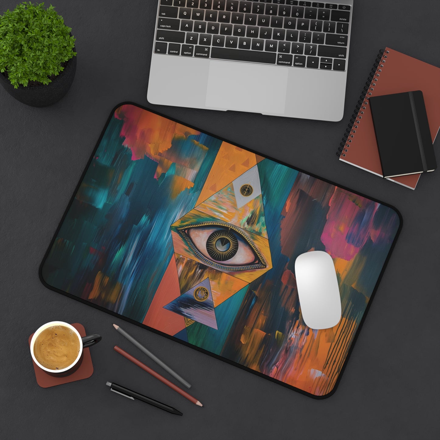 Mystical Eye Desk Mat | Neoprene | Anti-Slip | 3 Sizes