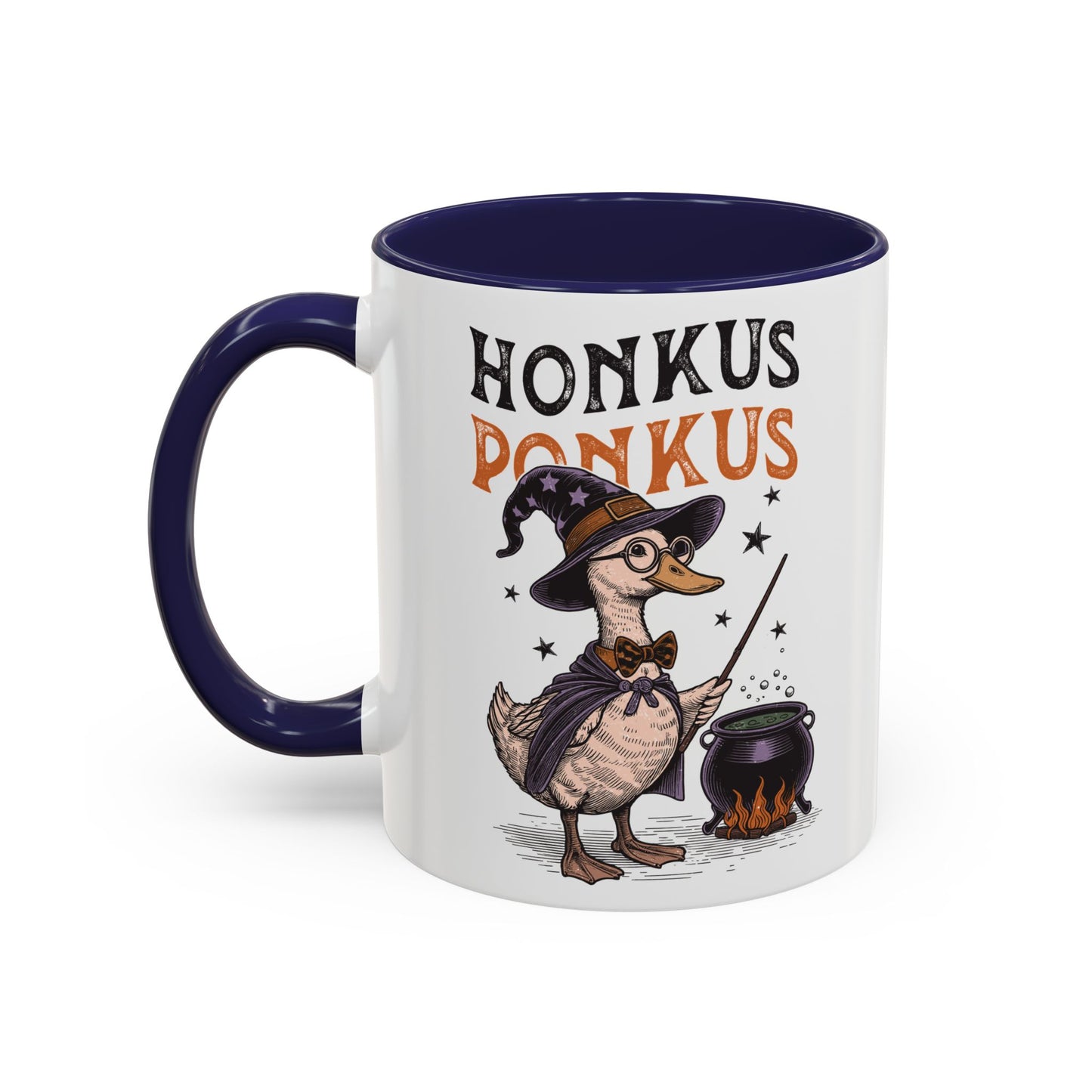 Honkus Ponkus Mug | Witchy Goose Halloween Mug | Funny Animal Magic Cup | 11oz and 15oz Ceramic Mug