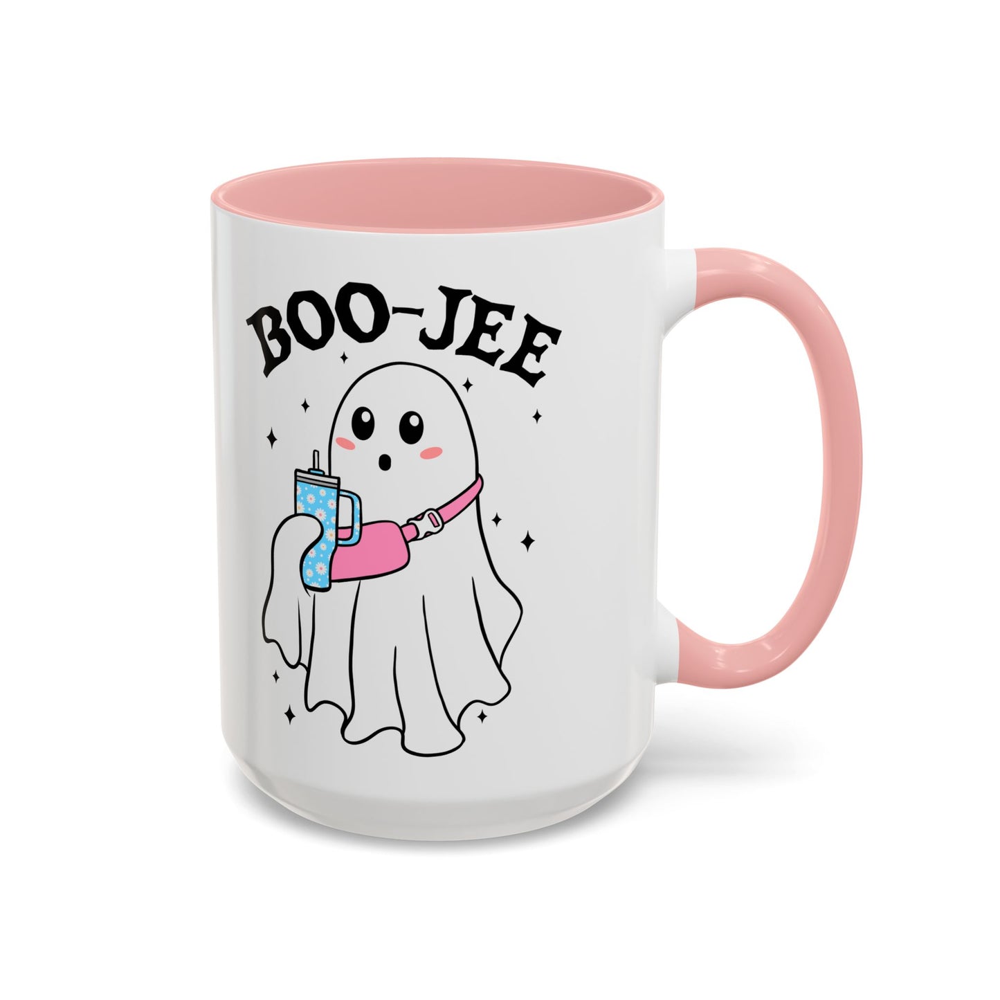 Boo-Jee Halloween Ghost Mug | 11oz and 15oz Ceramic Coffee Cup | Cute and Stylish Design