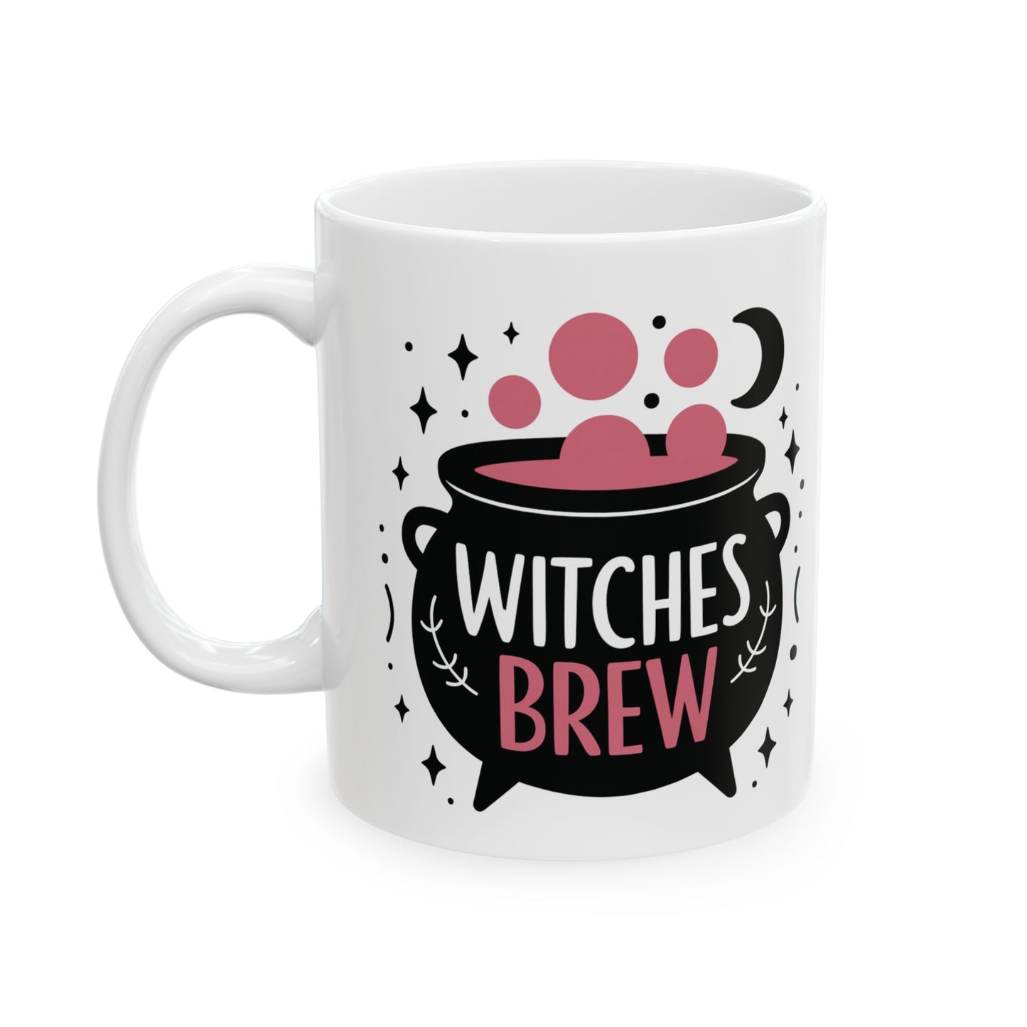 Witches Brew Ceramic Mug - Cute Halloween Cauldron Design - Perfect for Spooky Season