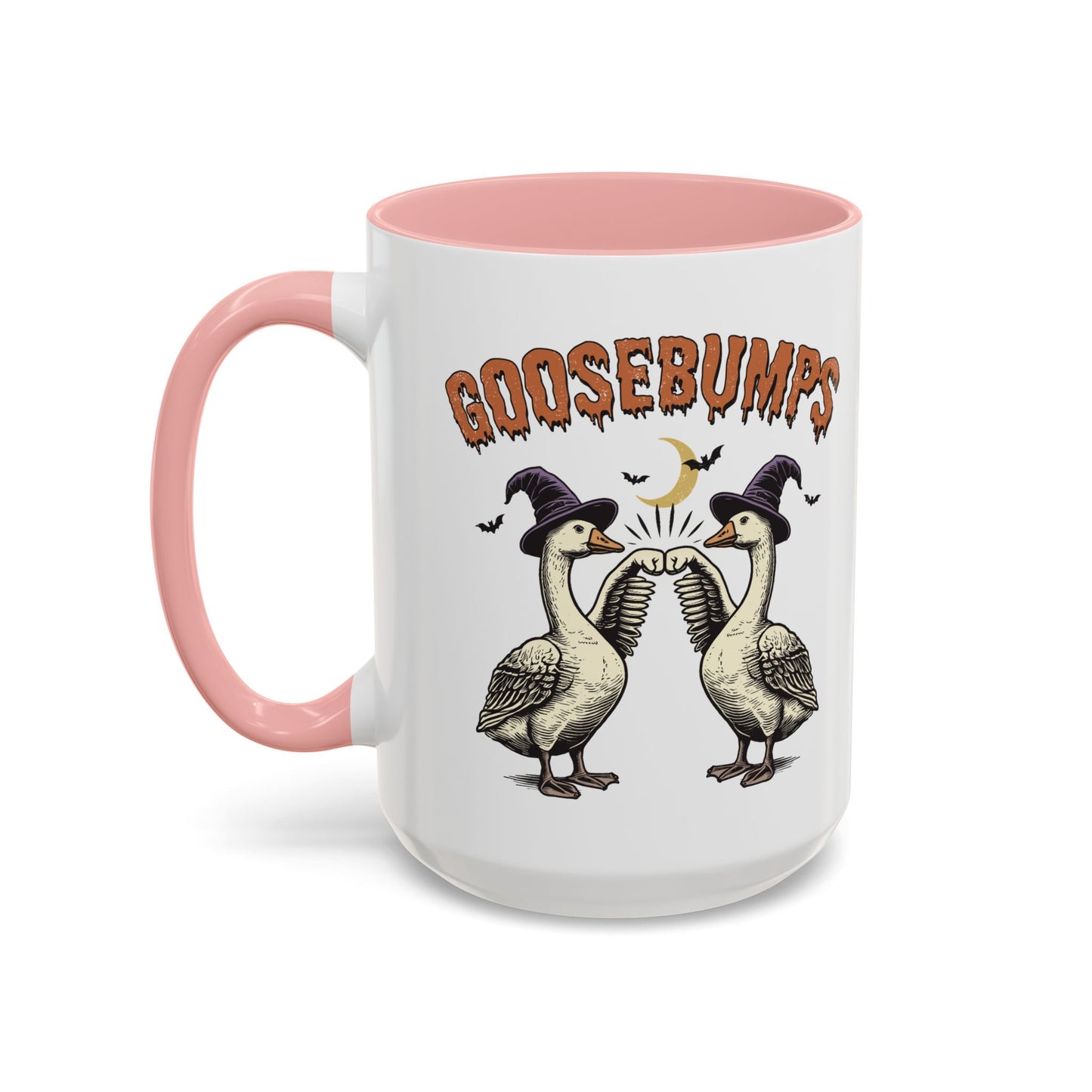 Goosebumps Halloween Mug | Funny Goose Coffee Mug | Spooky Season Farmhouse Mug | 11oz and 15oz Ceramic Mug