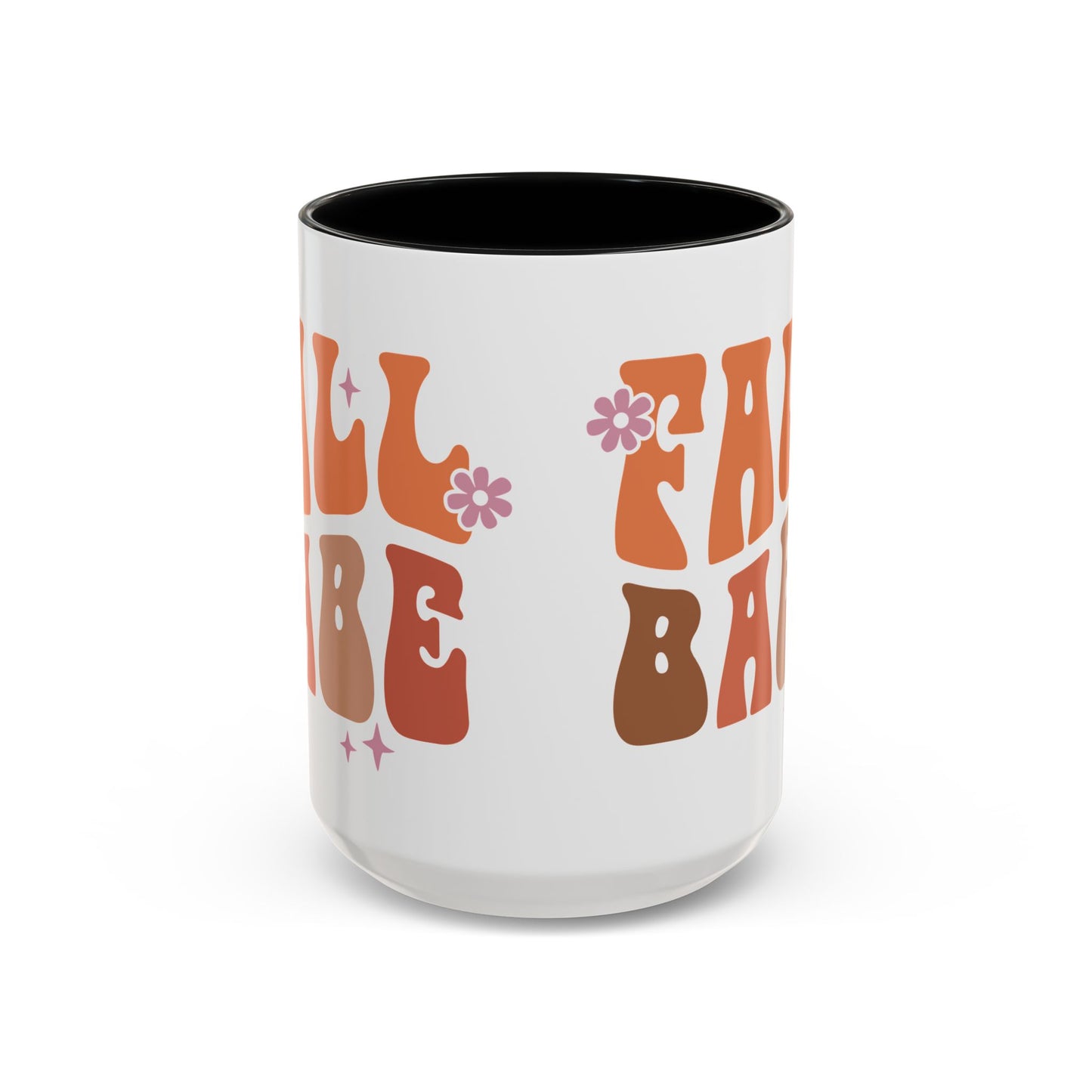 Fall Babe Ceramic Mug - 11oz/15oz Autumn Coffee Cup | Cozy Fall Gift | 5 Color Options | Retro Fall Design Mug