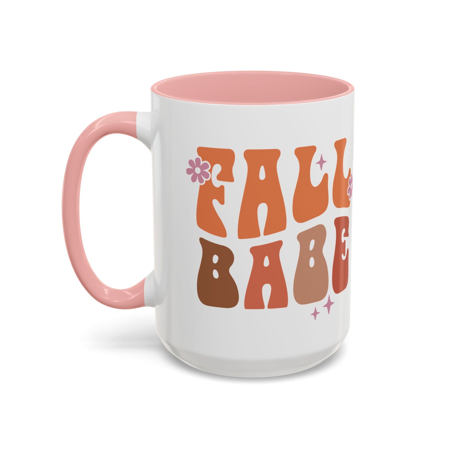 Fall Babe Ceramic Mug - 11oz/15oz Autumn Coffee Cup | Cozy Fall Gift | 5 Color Options | Retro Fall Design Mug